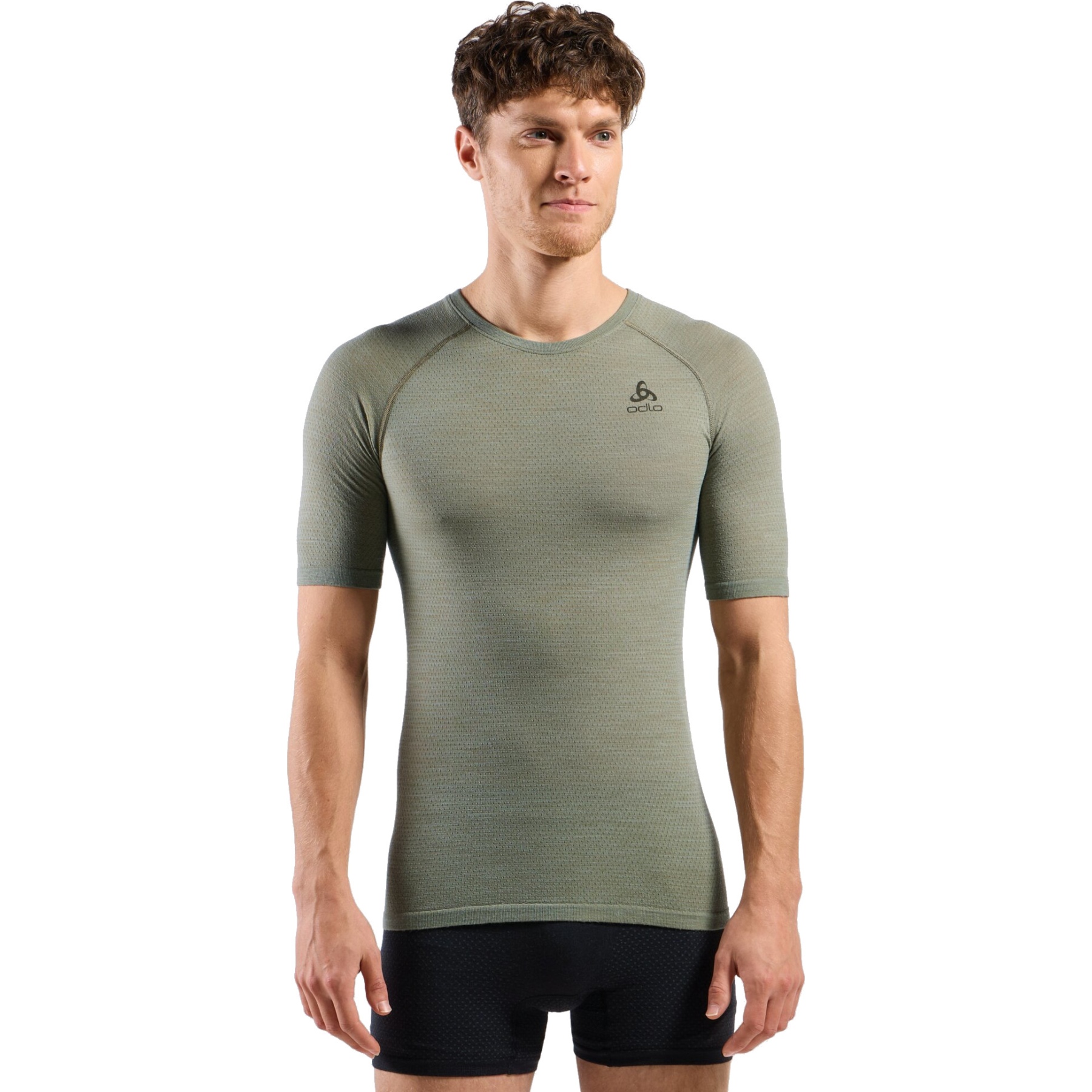 Immagine prodotto da Odlo Maglia Intima Uomo - Performance Wool 140 Seamless - vetiver