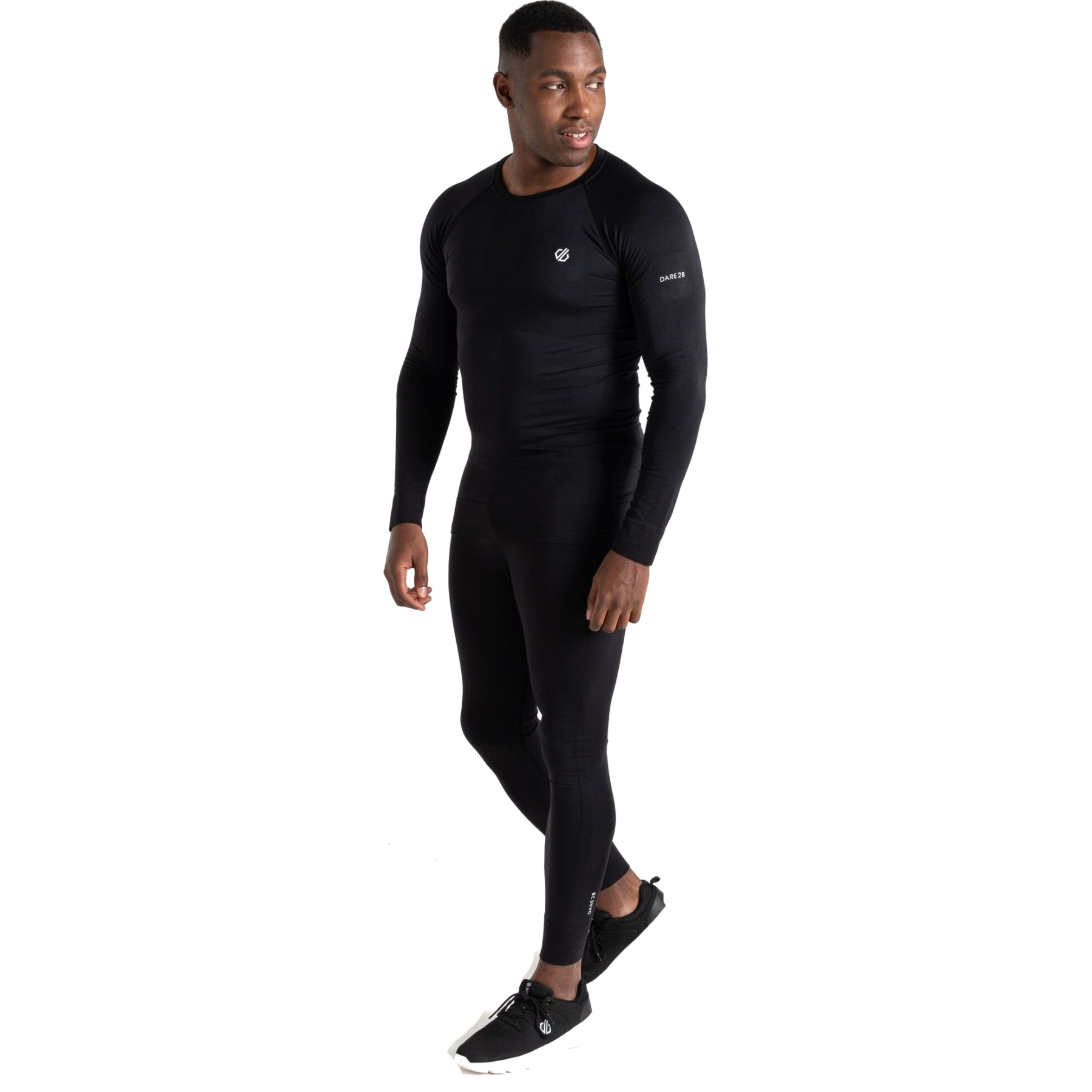 Ensemble Sous-vêtements Fonctionnels Homme - Legging De Sport + T-shirt Imprimé, 2 Pièces Stretch