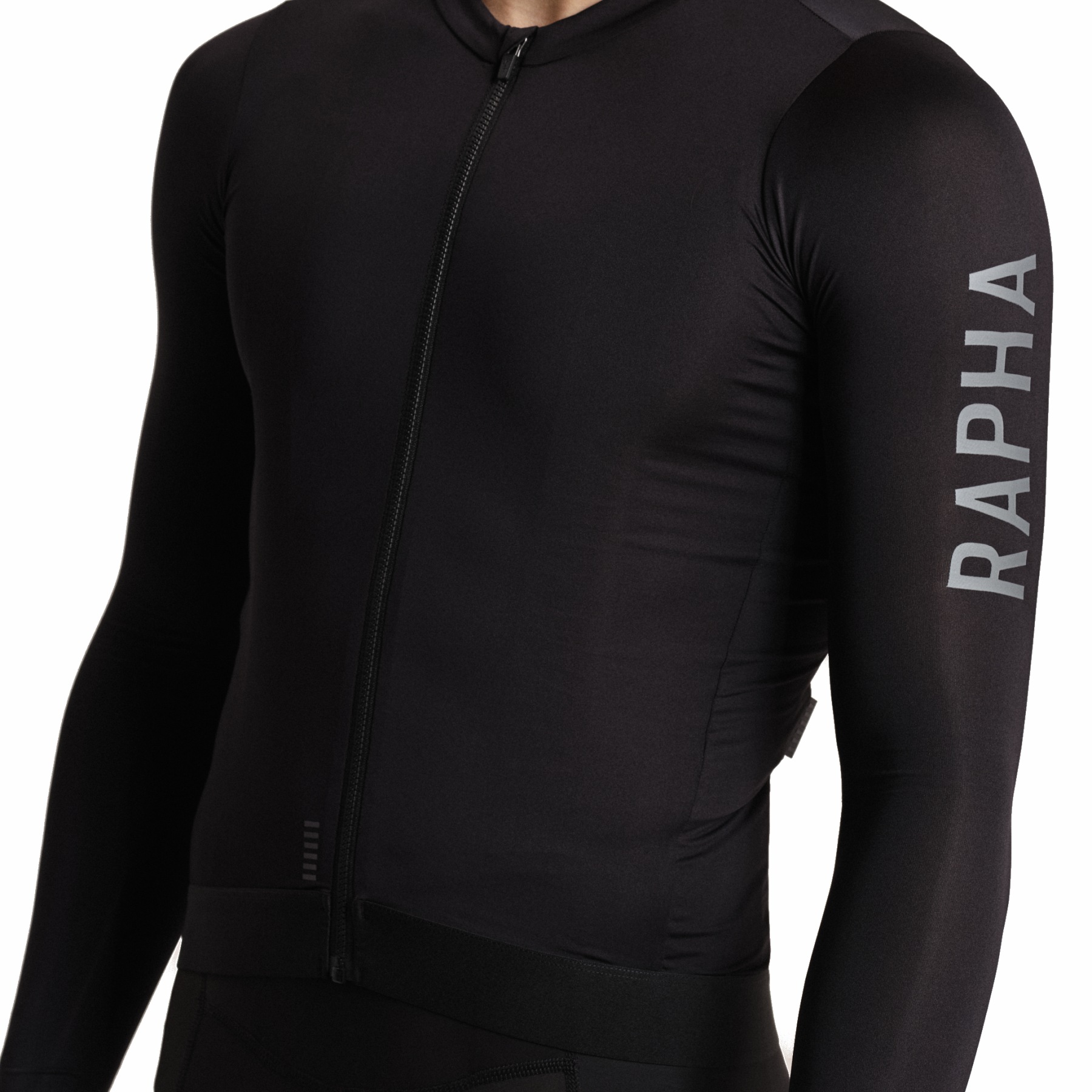 Rapha Pro Team Lightweight Long Sleeve Jersey Men - black/white