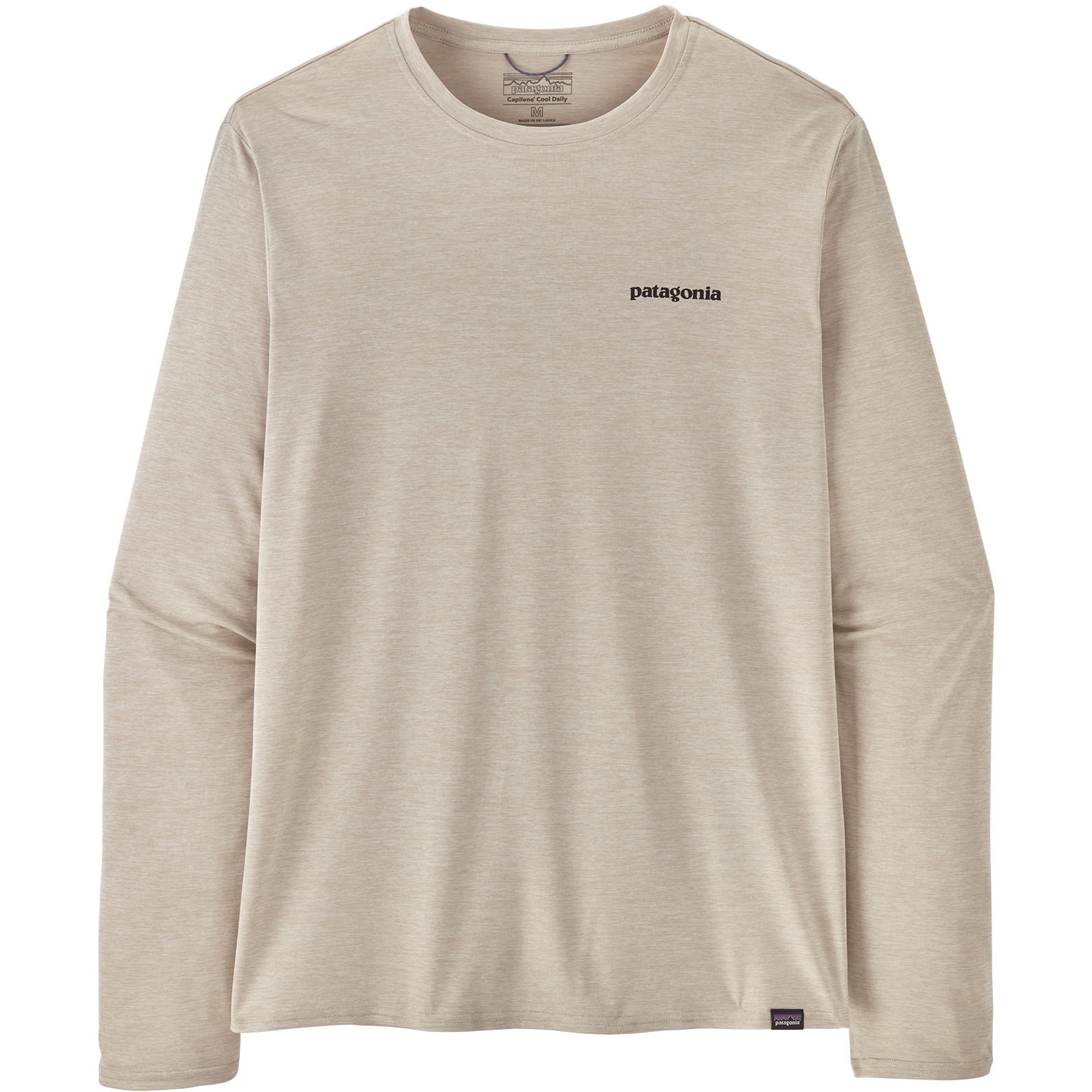 Picture of Patagonia Capilene Cool Daily Graphic Longsleeve Shirt Men - Waters - Fitz Roy Trout: Pumice X-Dye