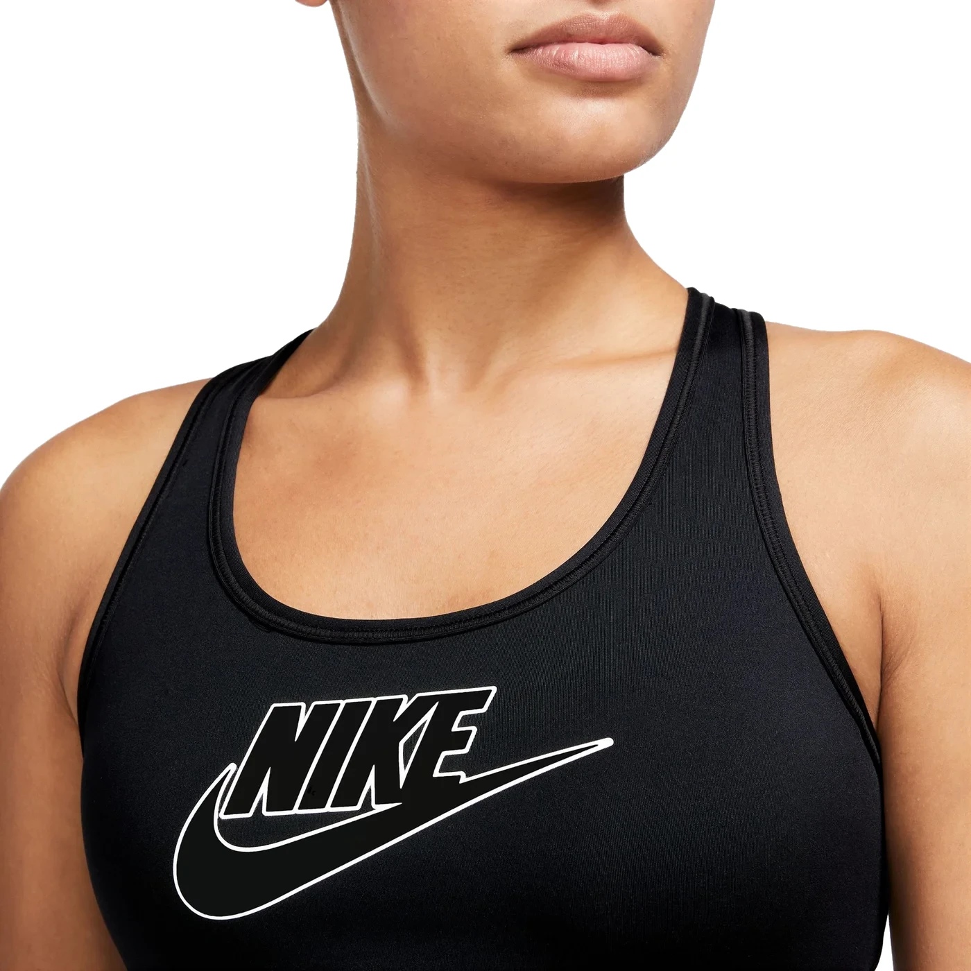 Top Nike Med Futura Bra Cinza - Compre Agora