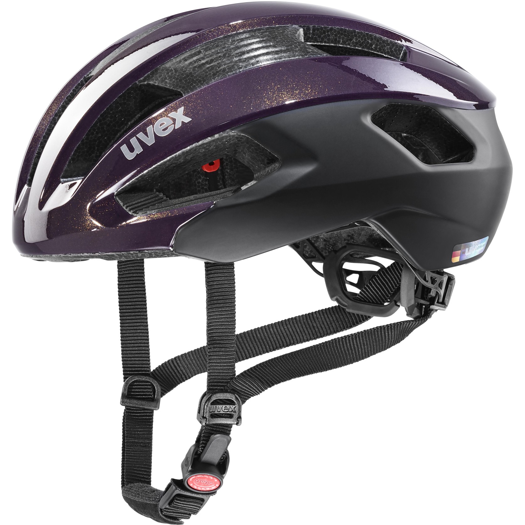 Picture of Uvex rise cc Helmet - plum-black mat