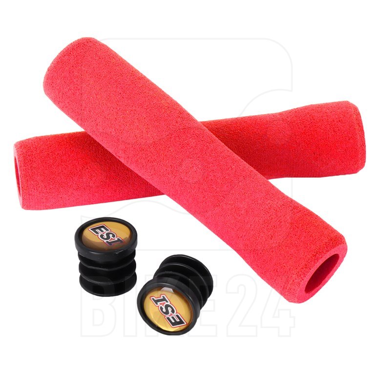 Image of ESI Grips Fit XC Handlebar Grips - Red