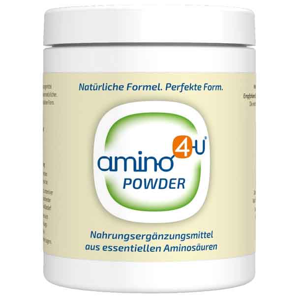 Picture of amino4u Powder - Food Supplement with Amino Acids - 120g