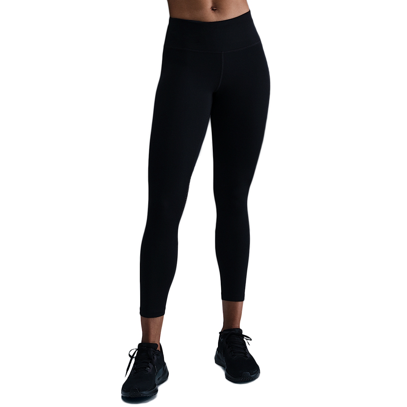 Picture of Nike Fast Mid-Rise 7/8 Leggings Women - black / reflective silver HV8900-010
