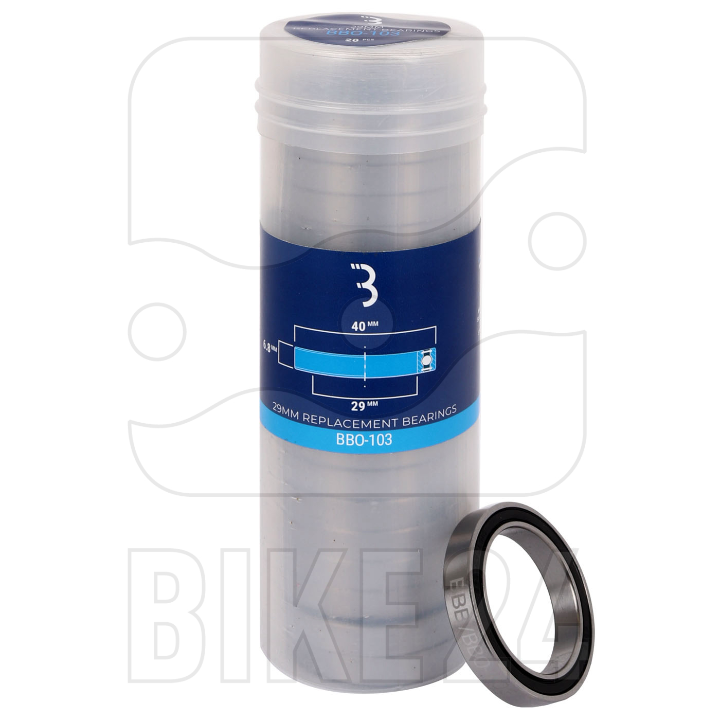 Produktbild von BBB Cycling Kugellager für SRAM DUB - 20 Stück - BBO-103 - silber