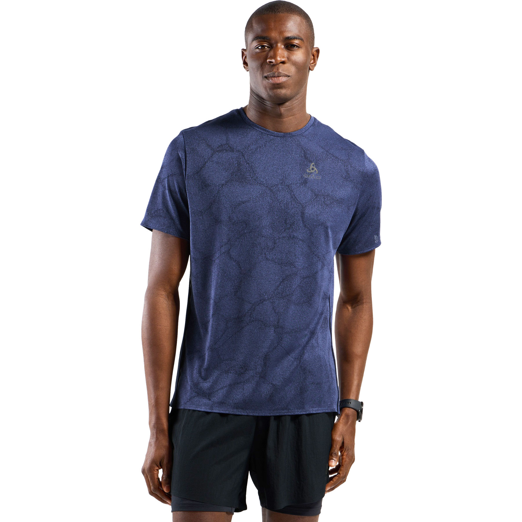 Immagine prodotto da Odlo Maglia Running Uomo - Zeroweight Engineered Chill-Tec - eclipse melange