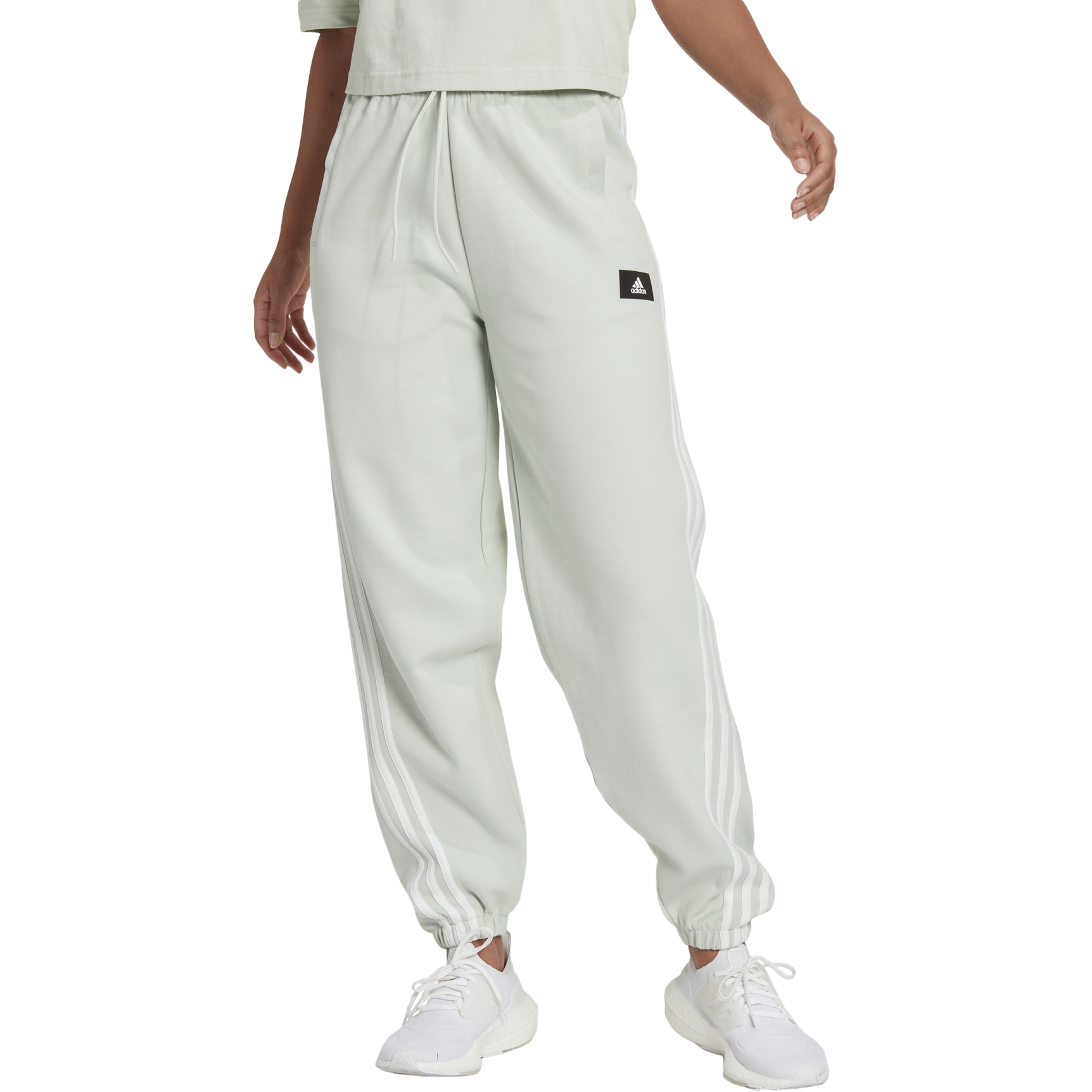 Picture of adidas Future Icons 3-Stripes Pants Women - linen green HK0520