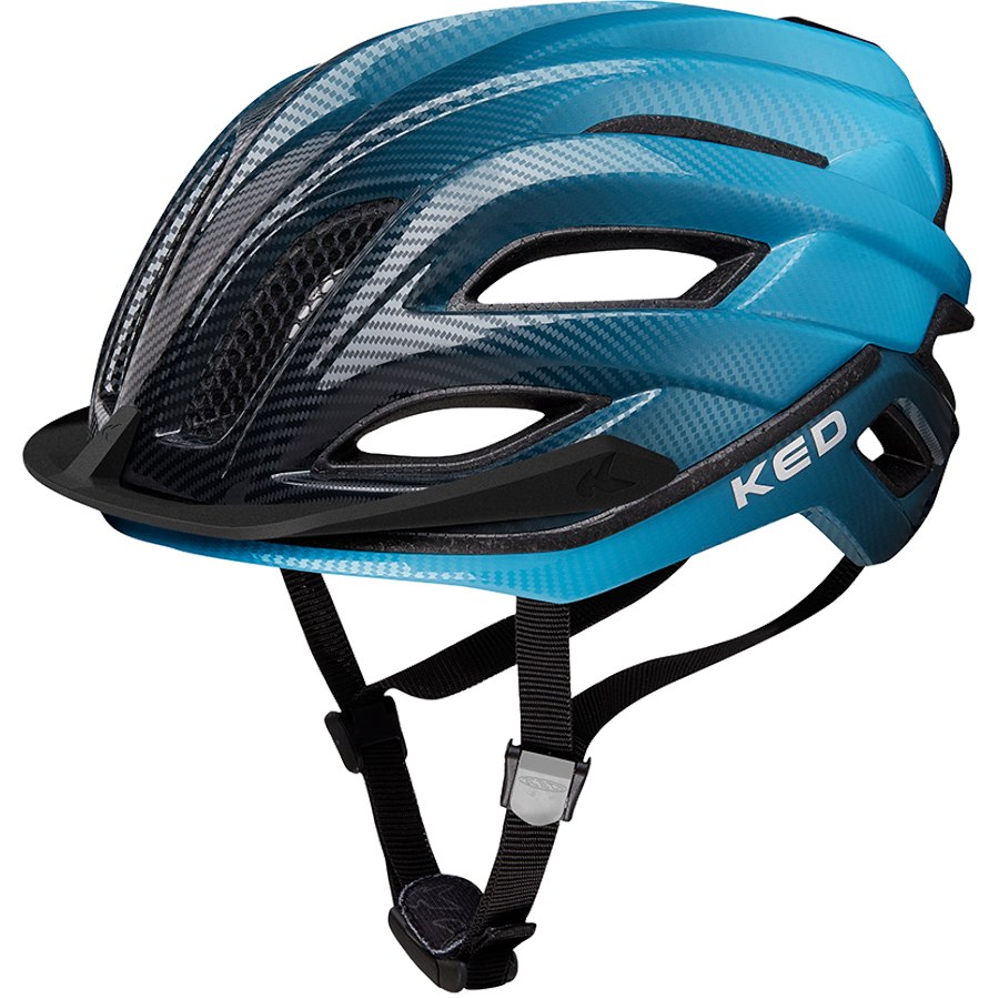 Image of KED Champion Visor Helmet - blue black