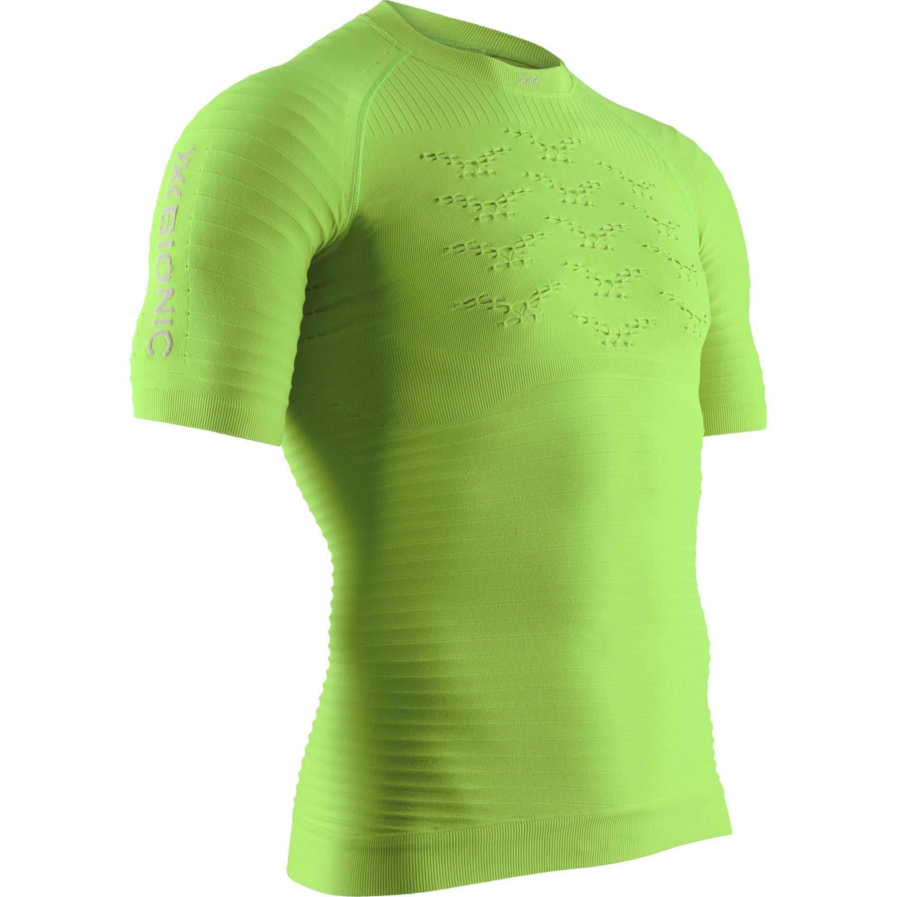 Productfoto van X-Bionic Effektor 4.0 Run Hardloopshirt voor Heren - effektor green/arctic white
