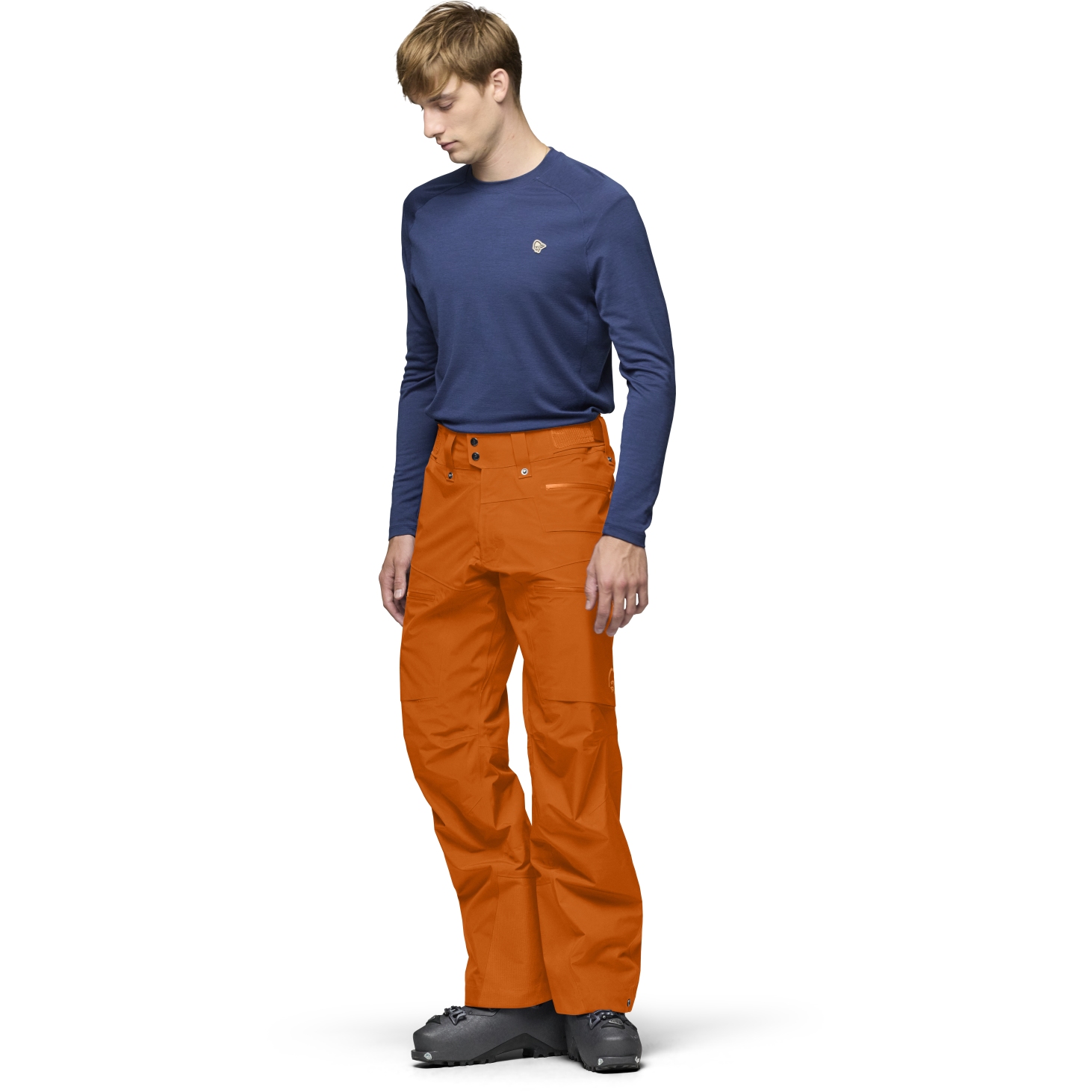 Norrona lofoten Gore-Tex Pants Men - Gold Flame | BIKE24