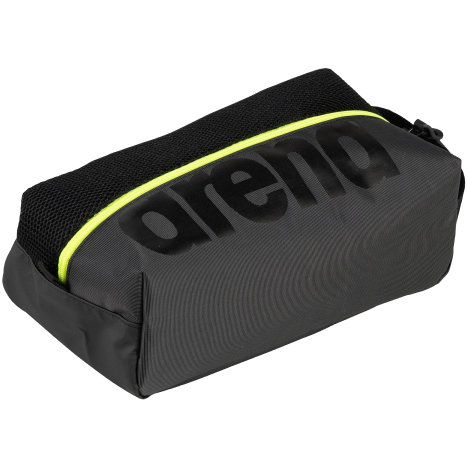 Picture of arena Spiky III 7L Pocket Bag - Dark Smoke-Neon Yellow