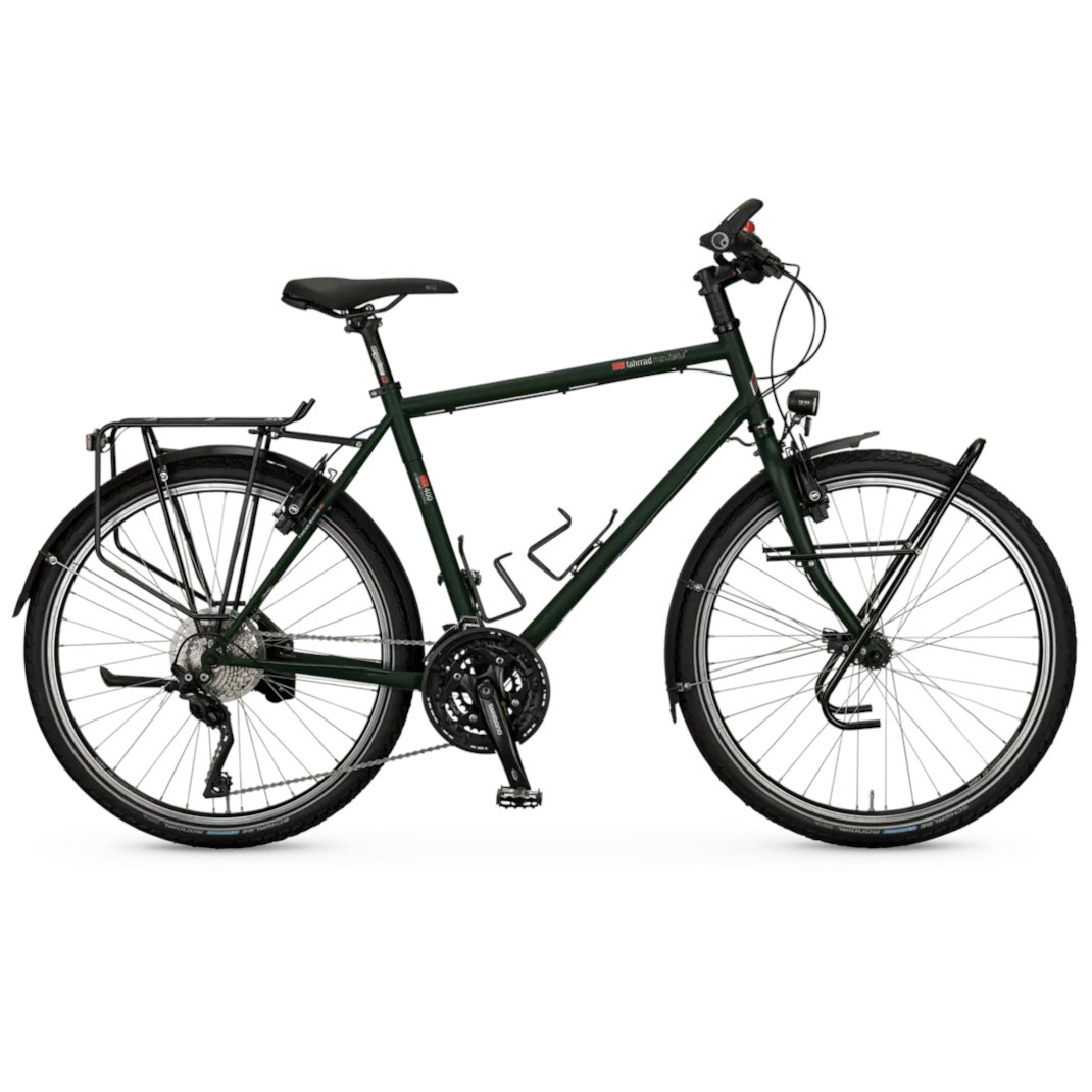 Produktbild von vsf fahrradmanufaktur TX-400 - 26&quot; Herren Trekkingrad - 2023 - black olive matt