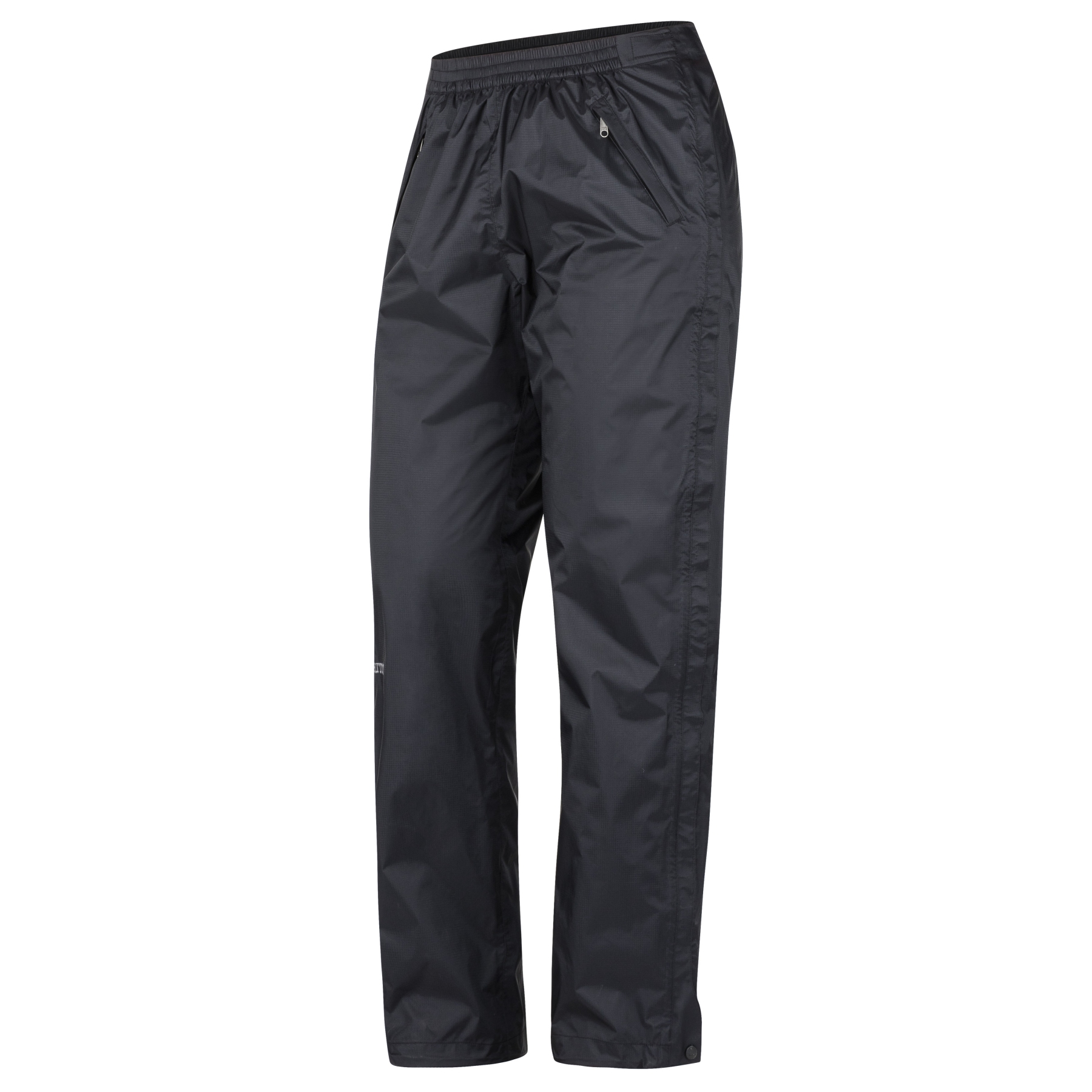 Marmot Women's PreCip Eco Full Zip Pants - short - black / 29