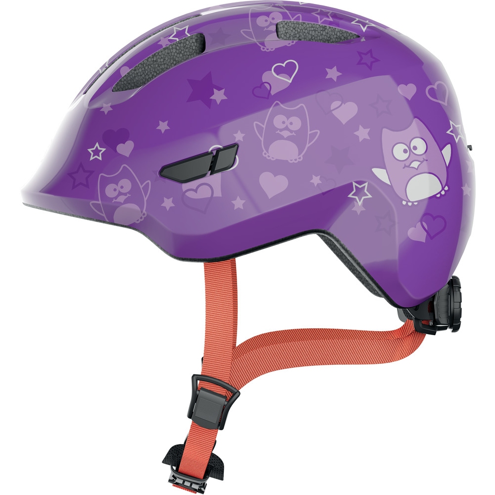Produktbild von ABUS Smiley 3.0 Kinderhelm - purple star