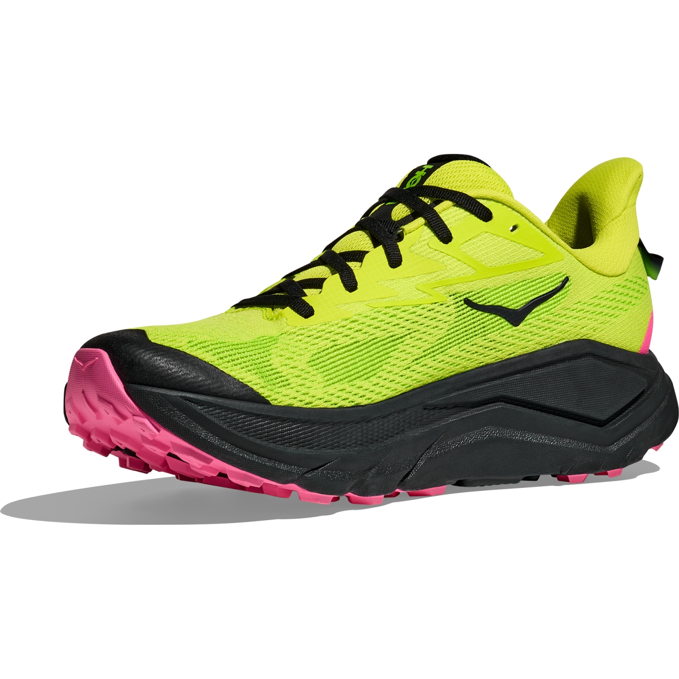 Hoka Challenger 8 Running Shoes Men - neon hoka citrus / black