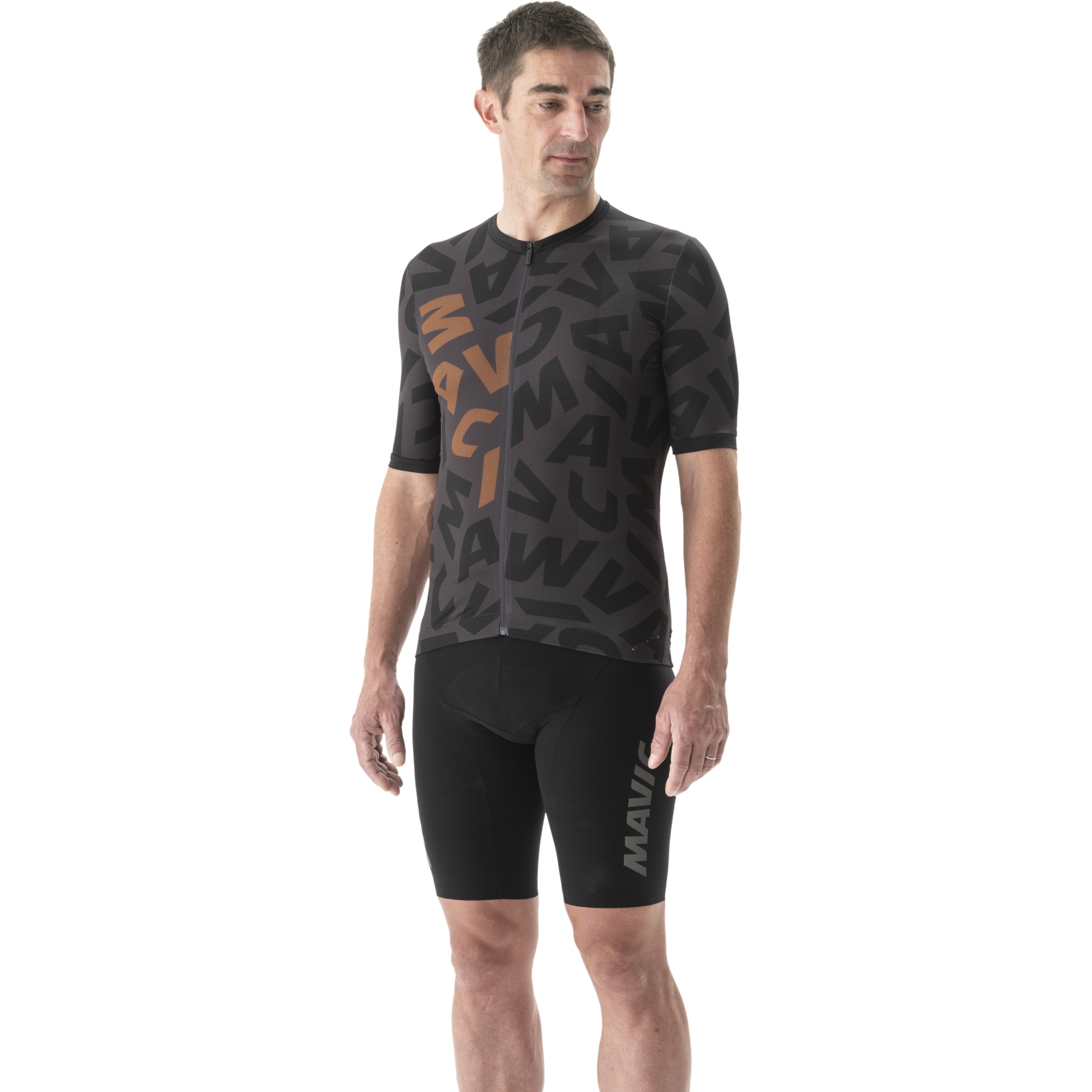 Mavic Aksium Graphic Jersey Men - bronze/carbone | BIKE24