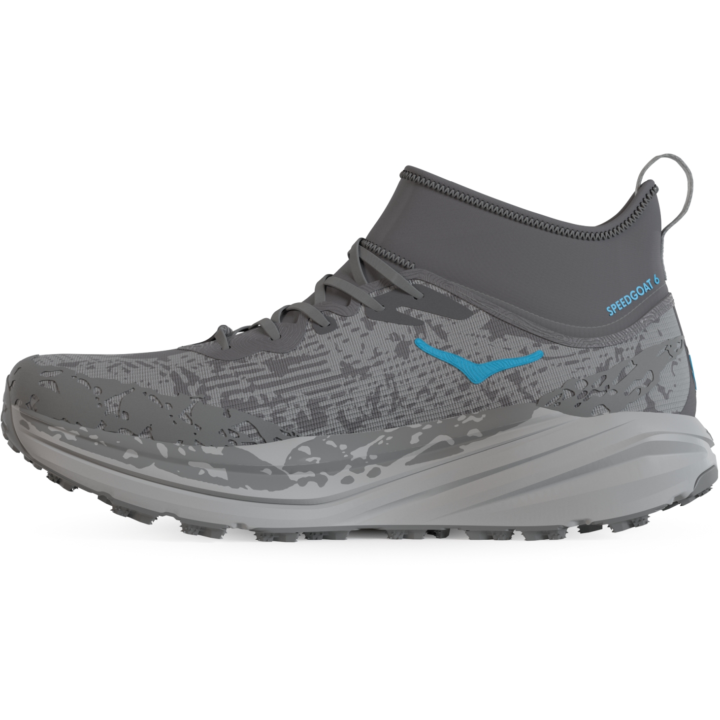 Hoka Speedgoat 6 Mid GTX Running Shoes Men - satellite grey