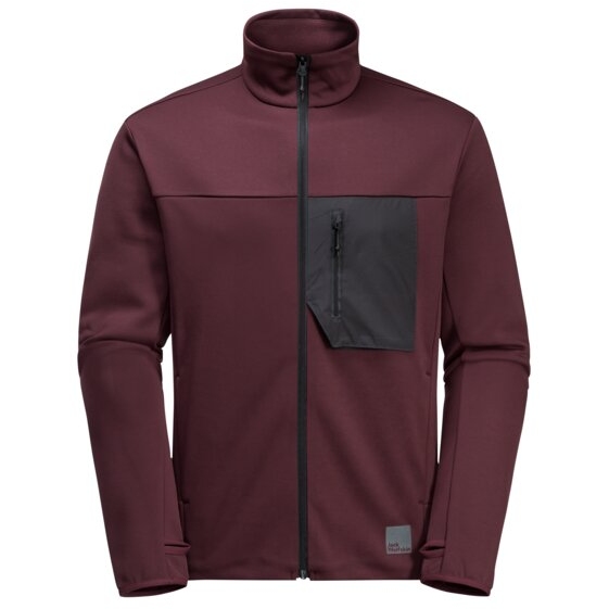 Jack Wolfskin Bike Commute Jacke Herren dark maroon BIKE24