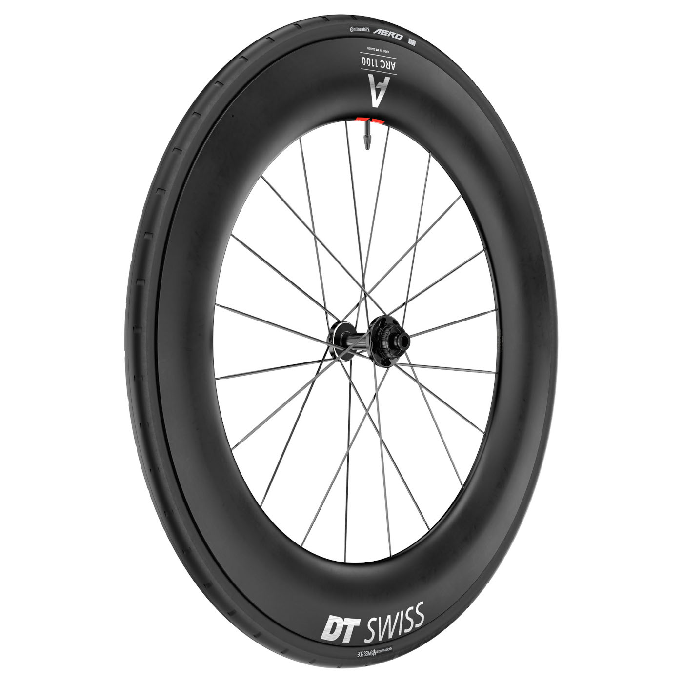 Колесная система DT Swiss | Continental WTS - Переднее колесо ARC 1100 DICUT 85 + складная шина AERO 111 - 28
