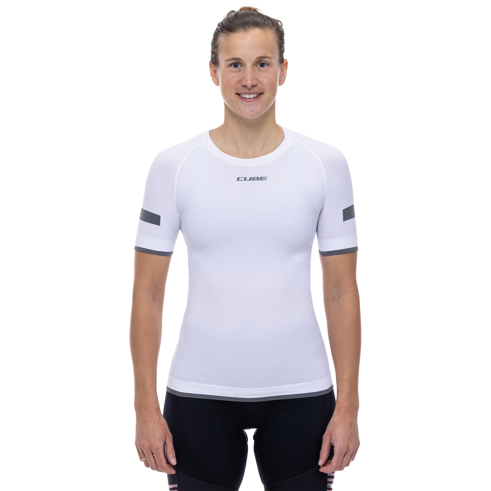 Picture of CUBE Race Be Cool Short Sleeve Baselayer Women - white