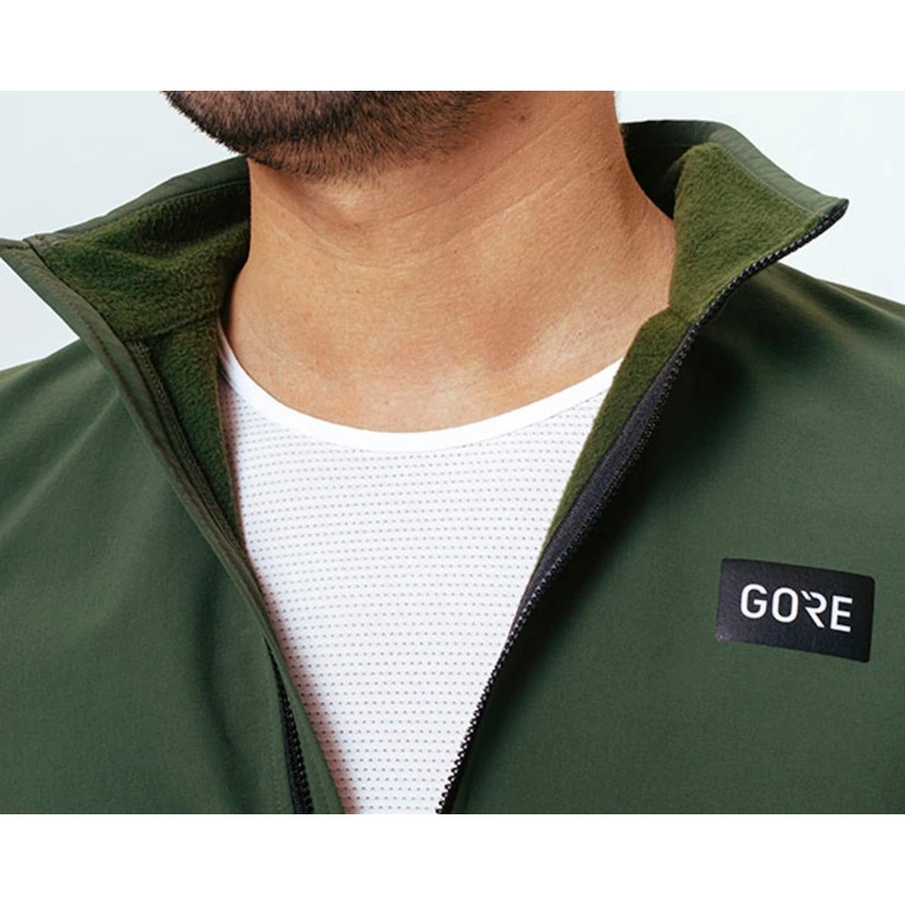 GOREWEAR TrailKPR Hybrid 1/2-Zip Midlayer Men - utility