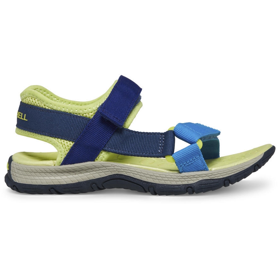 Picture of Merrell Kahuna Web Sandals Kids - blue/navy/lime