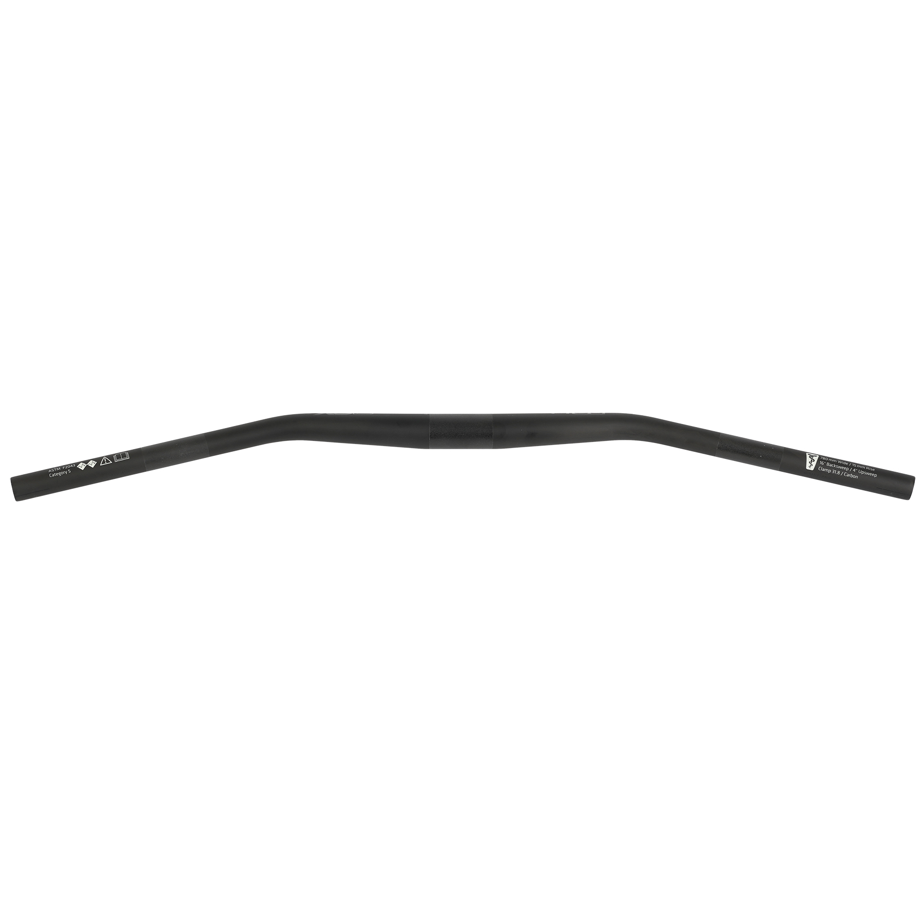 SQlab 3OX MTB Carbon Handlebar 16° 15mm Low Rise 900
