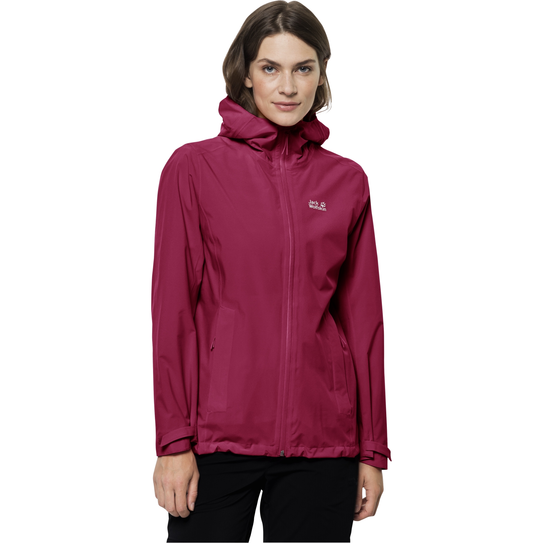 Image of Jack Wolfskin Pack & Go Shell Women - cranberry