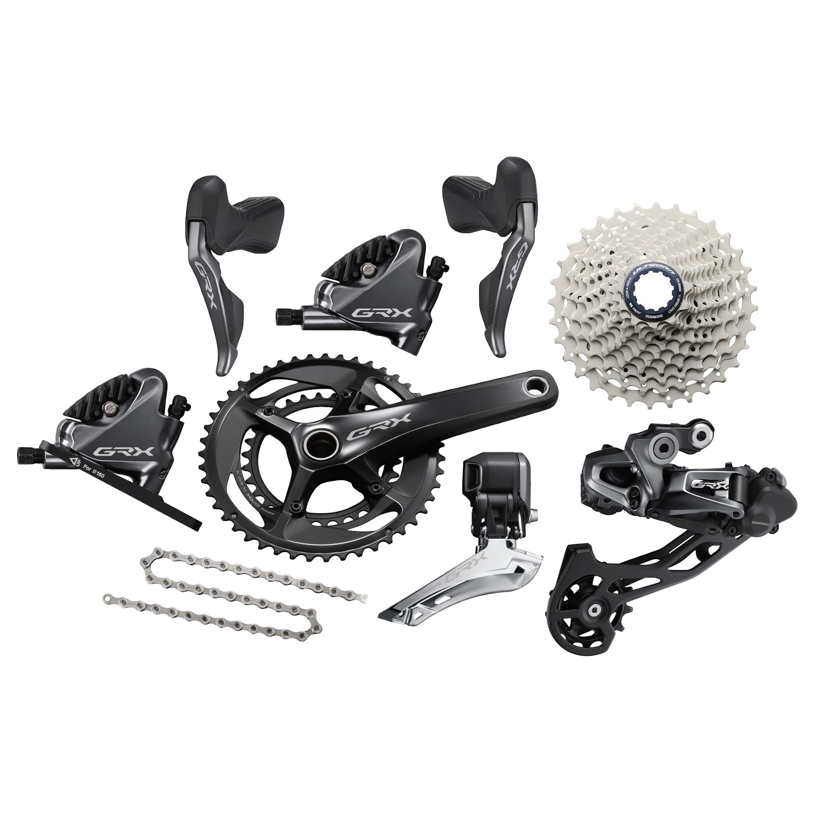 Picture of Shimano GRX Di2 RX815 Groupset 2x11-speed
