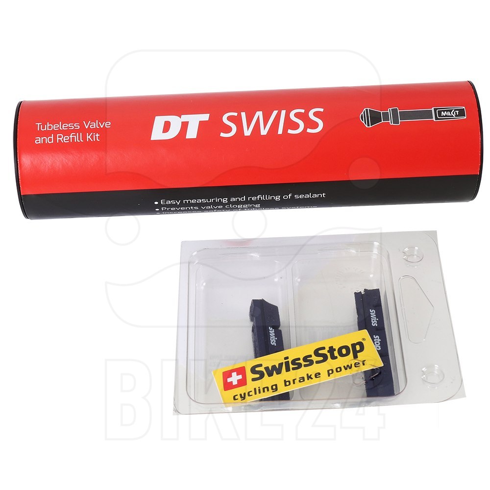 DT Swiss PR 1400 DICUT 21 OXiC - Wheelset - Clincher - RW Double Crossed -  QR - black