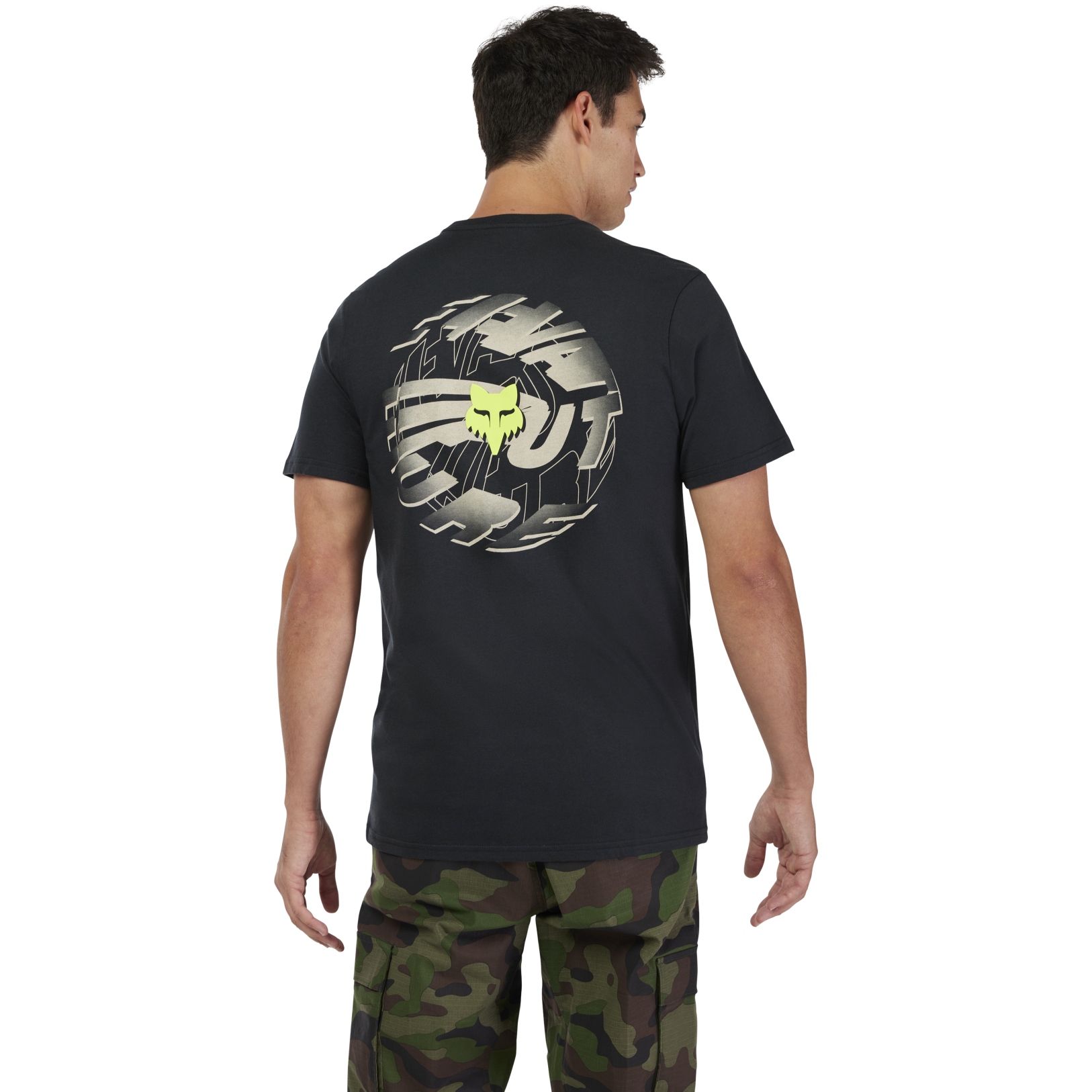 Spiral T-Shirt Uomo – 100% Cotone, Jersey Di Qualità, Stampa Gotica “Demone Strappato”, Nero, Tessuto Senza Azoici
