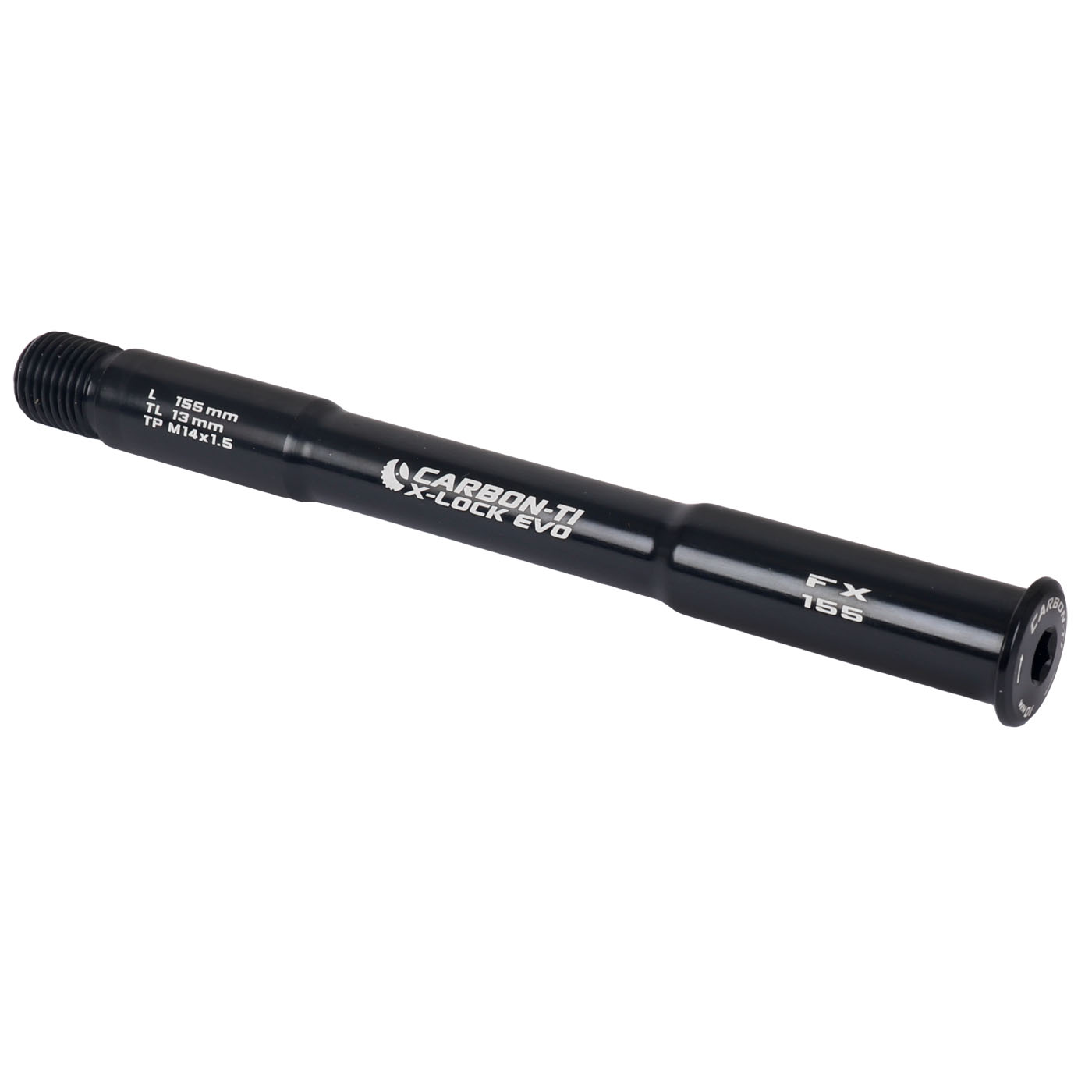 Productfoto van Carbon-Ti X-Lock EVO Thru Axle - 15x110mm - X-Fox Boost - 15x1.5mm - Length 155mm - black