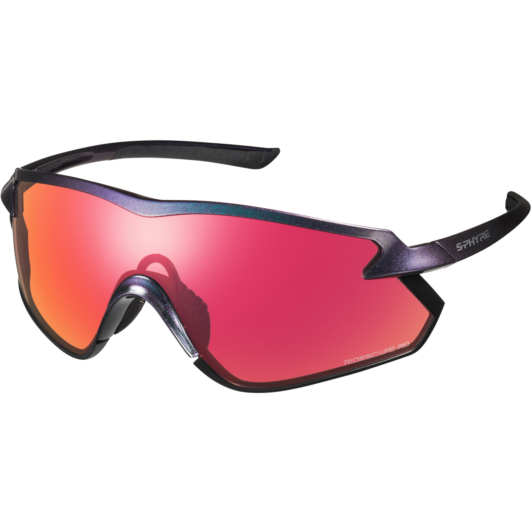 Picture of Shimano S-Phyre X Glasses - Gloss Chameleon - Ridescape Road / Clear