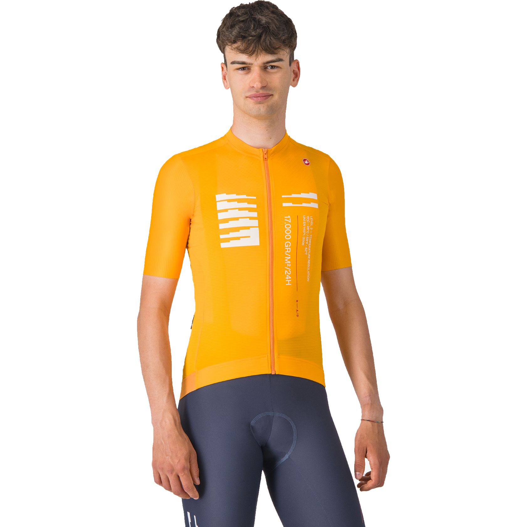 Bild von Castelli Espresso R-A/D Kurzarmtrikot Herren - vivid orange 863