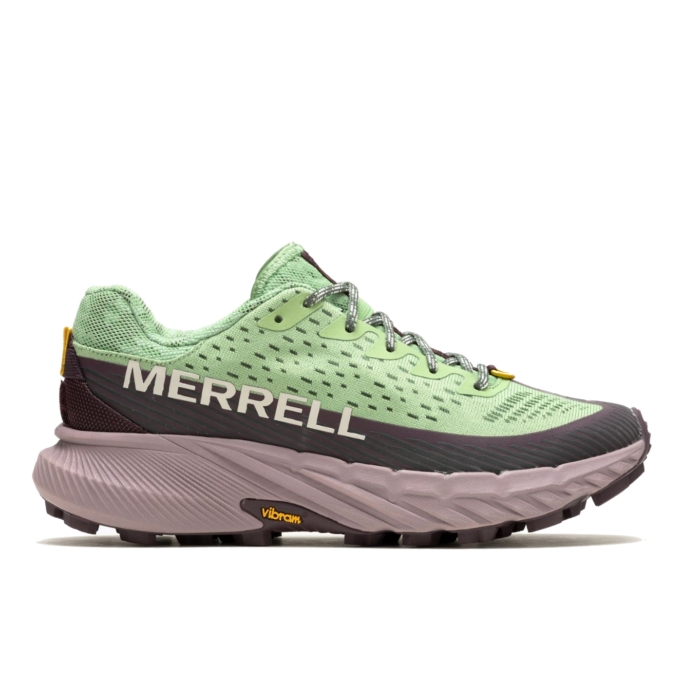 Picture of Merrell Agility Peak 5 Trail Running Shoes Women - pear/burgundy