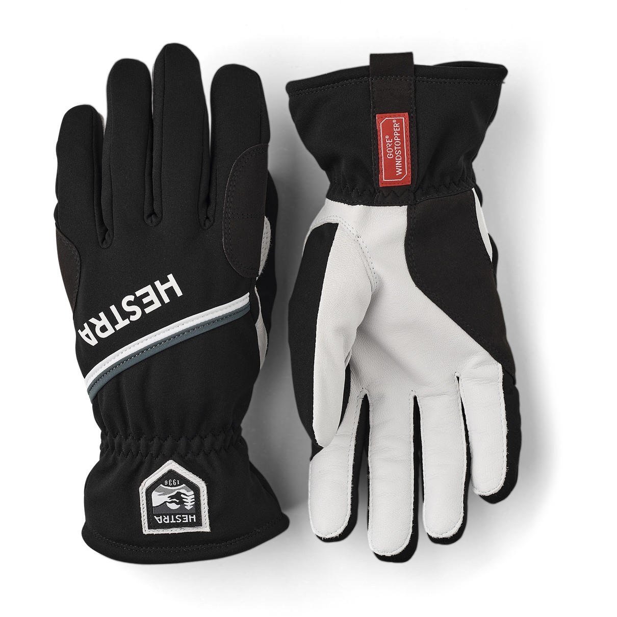 Picture of Hestra Windstopper Action Coach - 5 Finger Cross Country Gloves - black