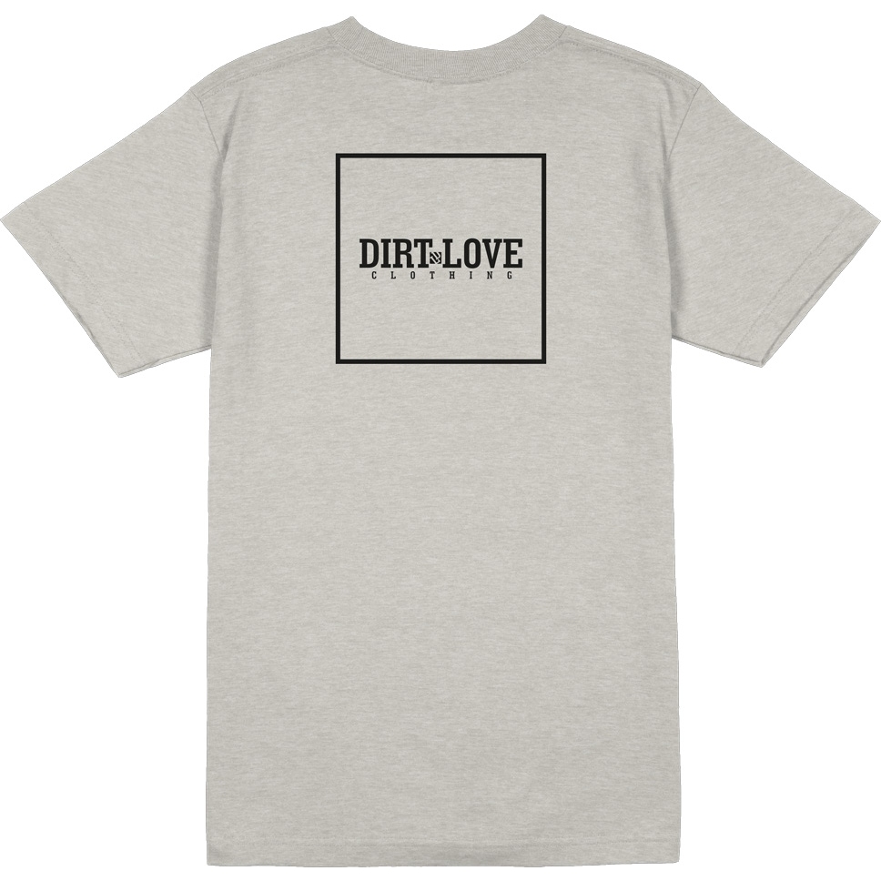 Produktbild von Dirt Love Box Logo Tee T-Shirt - cream heather