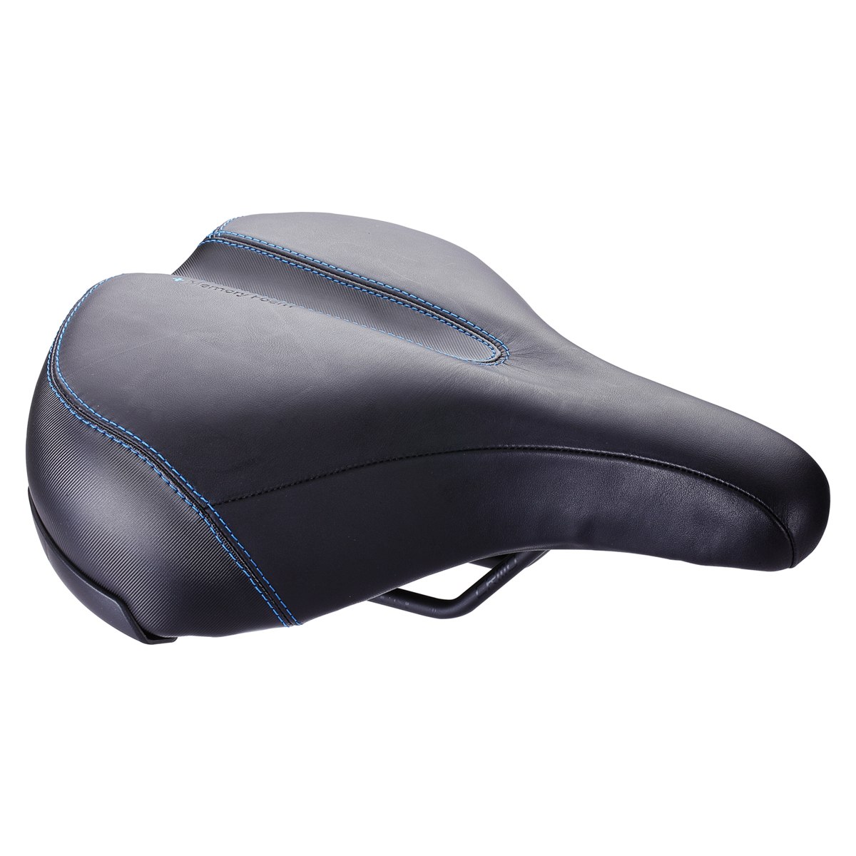 Picture of BBB Cycling ComfortPlus Upright Leather BSD-107 Saddle - black