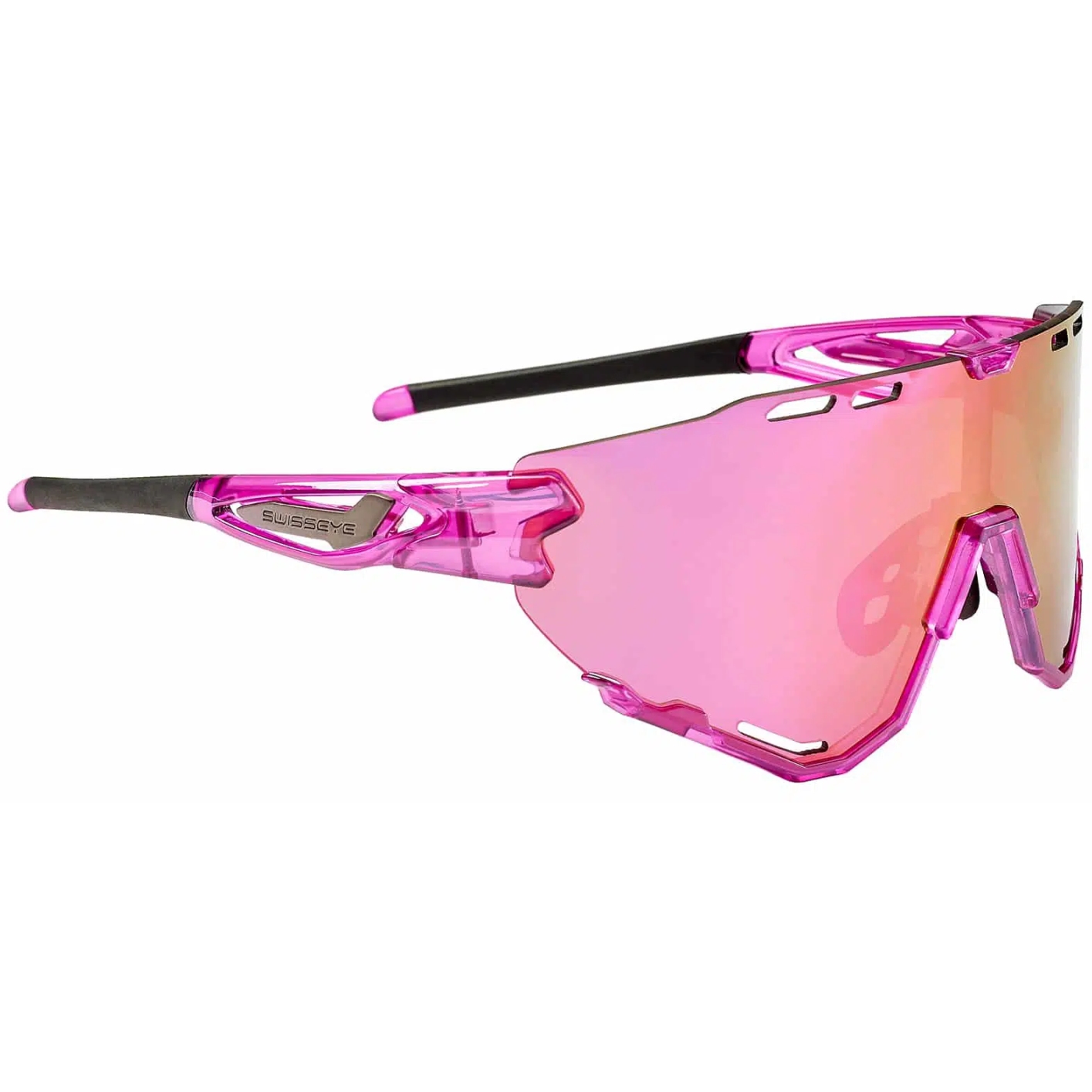 Picture of Swiss Eye Mantra Glasses - Shiny Laser Pink - Smoke Pink Revo 13024
