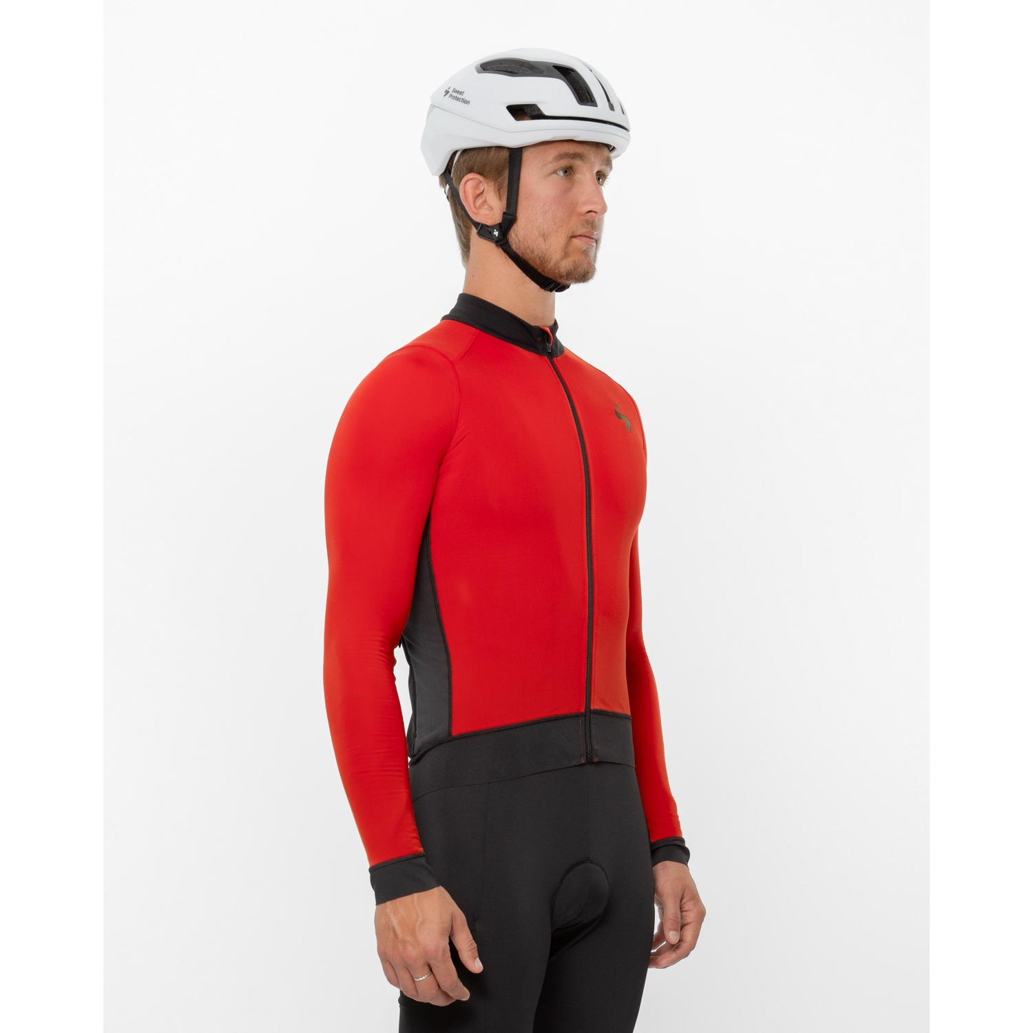 SWEET Protection Crossfire Hybrid Longsleeve Jersey Men - Lava Red