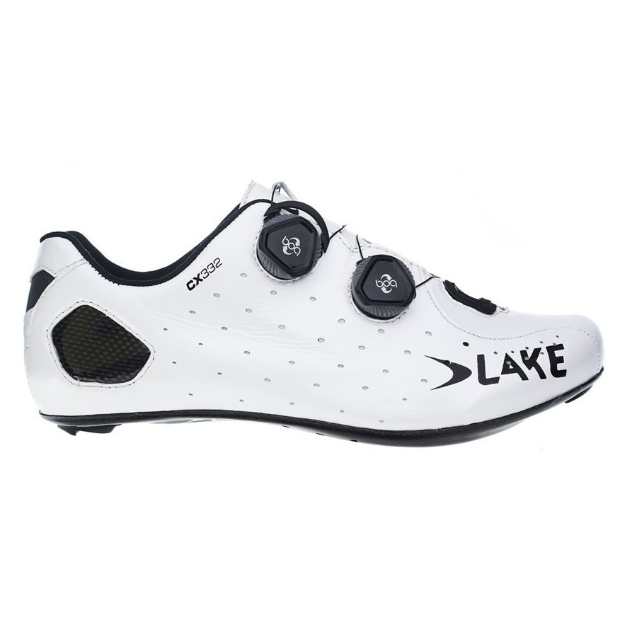 Picture of Lake CX332 Road Shoes - white/black