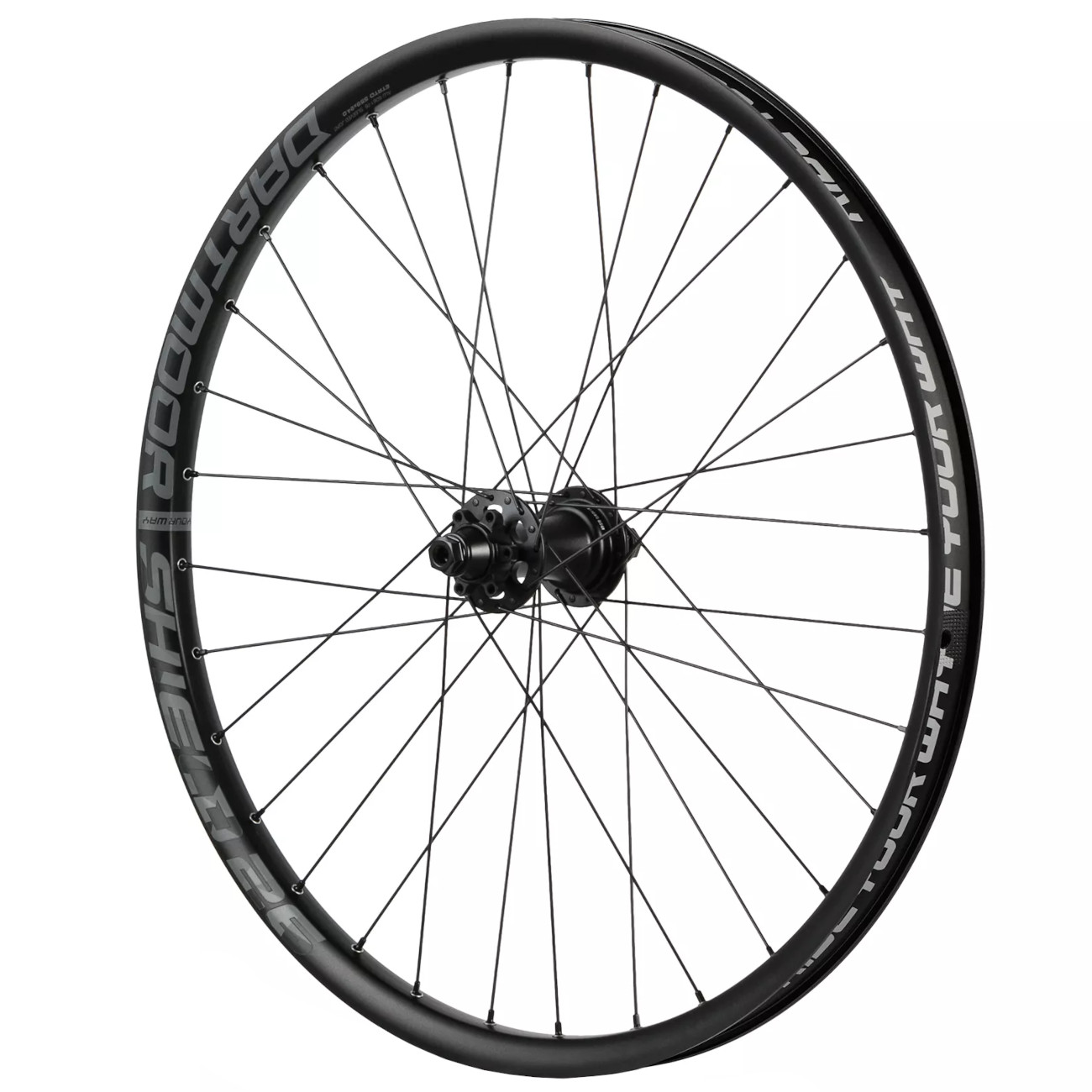 Photo produit de Dartmoor Roue Arrière Shield - 26&quot; | Clincher | 6-Trous | 10x135mm - noir