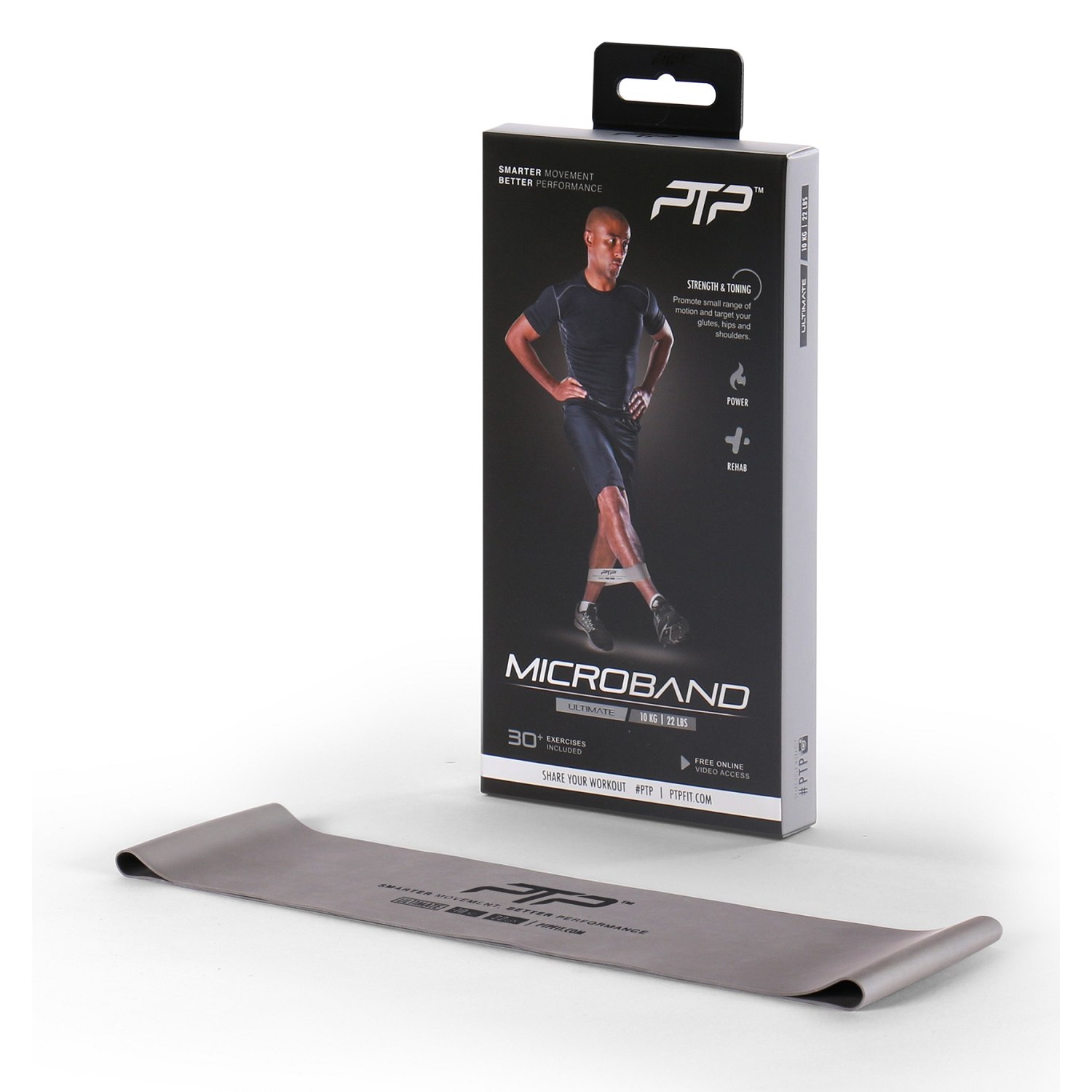Picture of PTP Microband Ultimate Resistance Band - silver