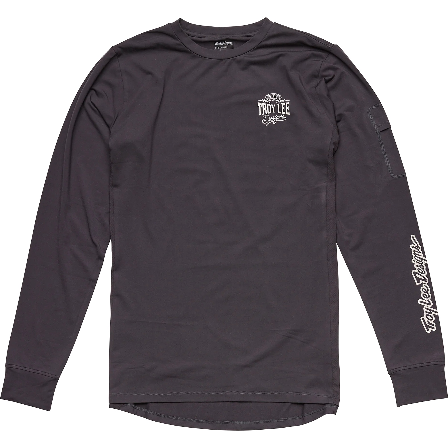 Troy Lee Designs Ruckus Ride Long Sleeve Tee Men - Bolts Carbon | BIKE24