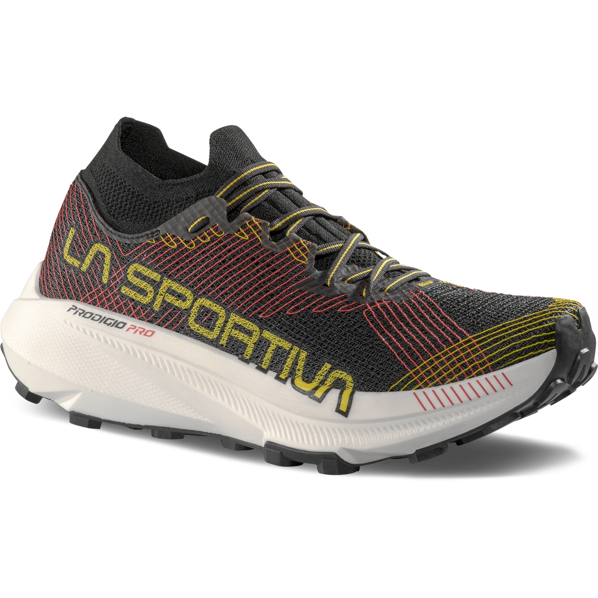 Picture of La Sportiva Prodigio Pro Running Shoes Men - Black/Yellow