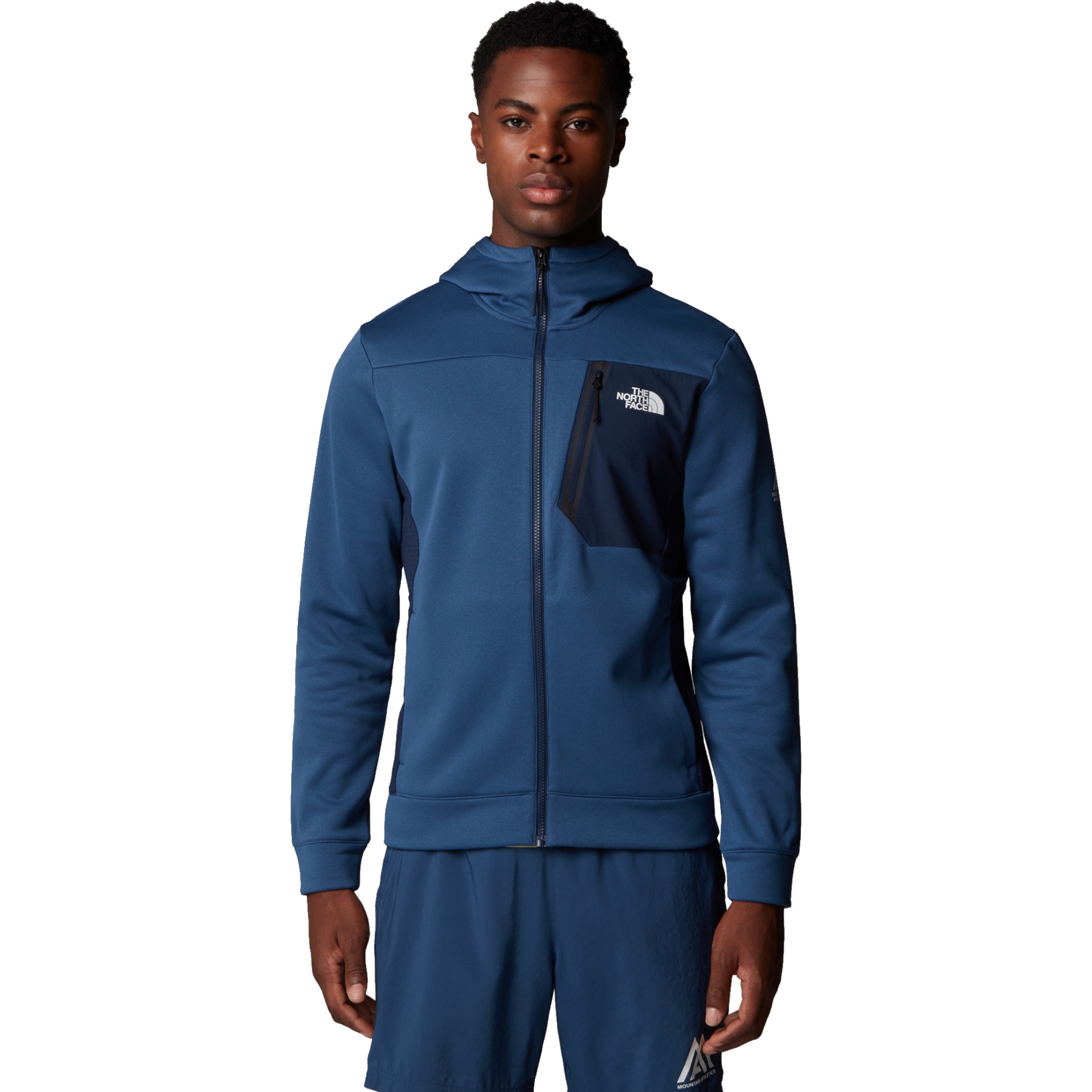 Мужская флисовая куртка The North Face Mountain Athletics - темно-синий