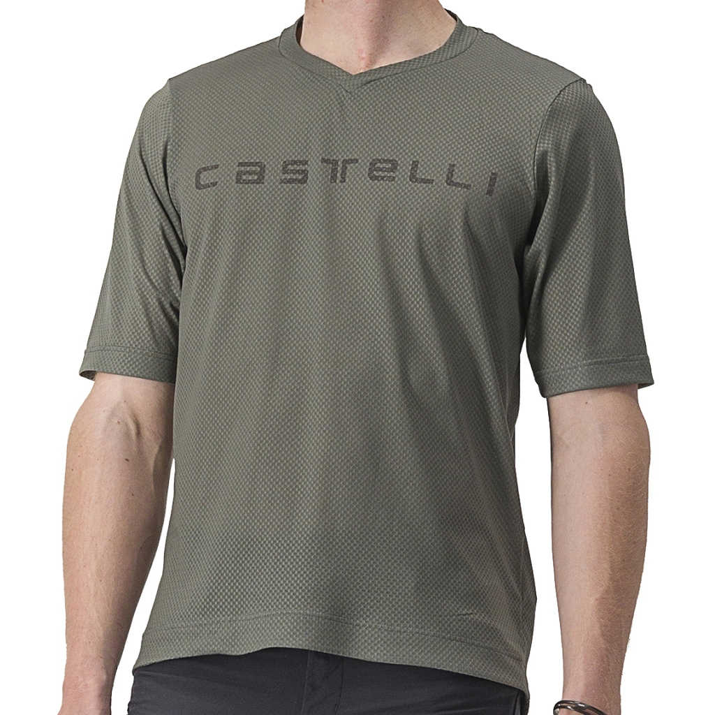Picture of Castelli Trail Tech Tee 2 Men - forest grey 089