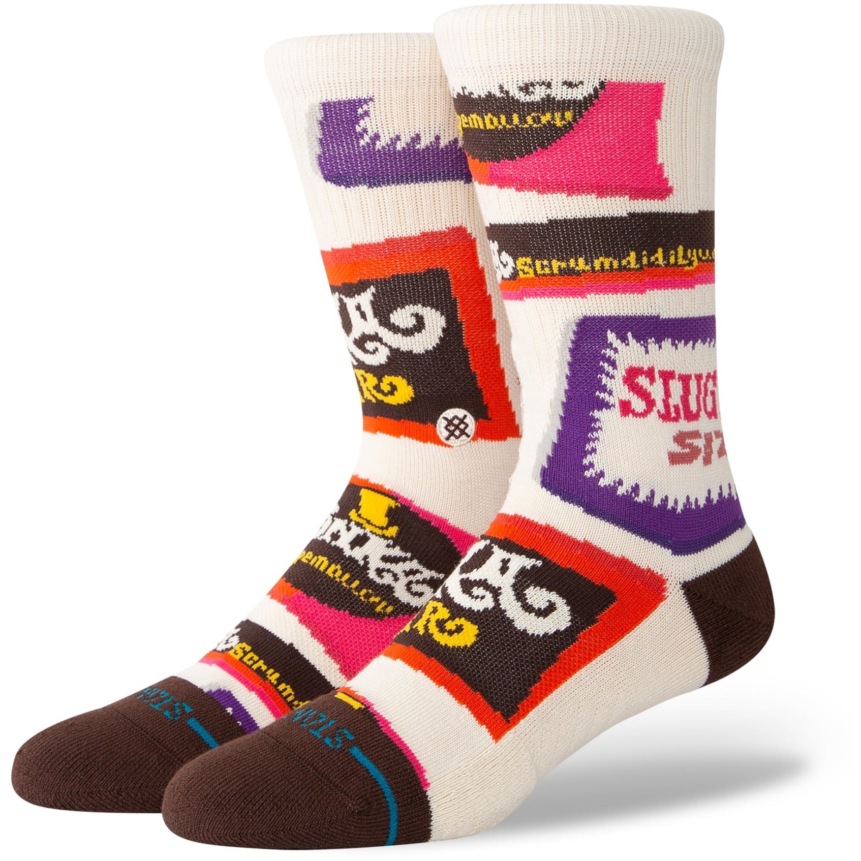 Picture of Stance Wonka Bars Socks Unisex - brown