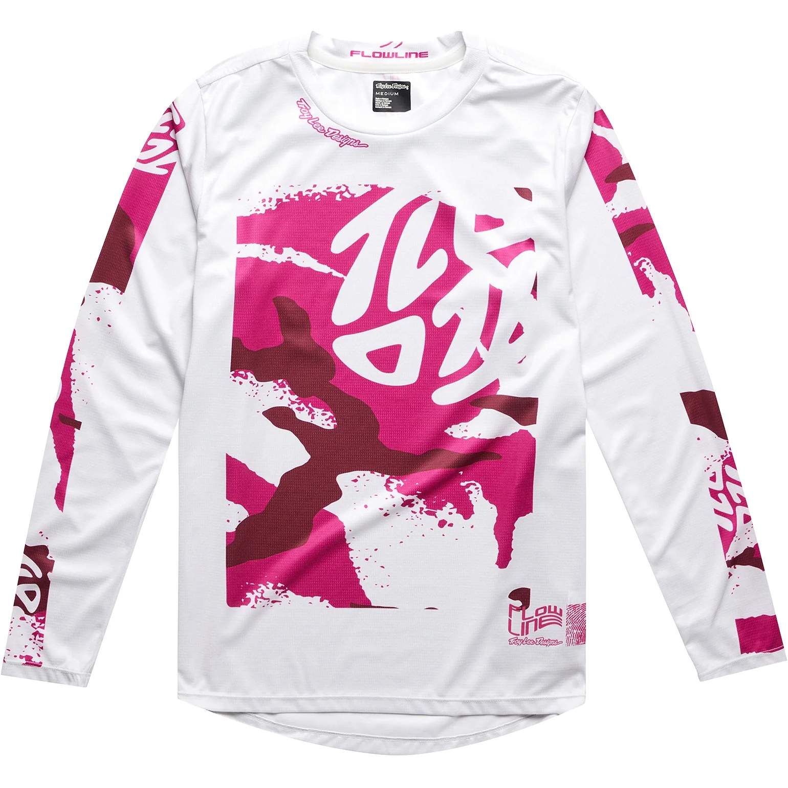 Picture of Troy Lee Designs Flowline Long Sleeve Jersey Youth - Confined Mist